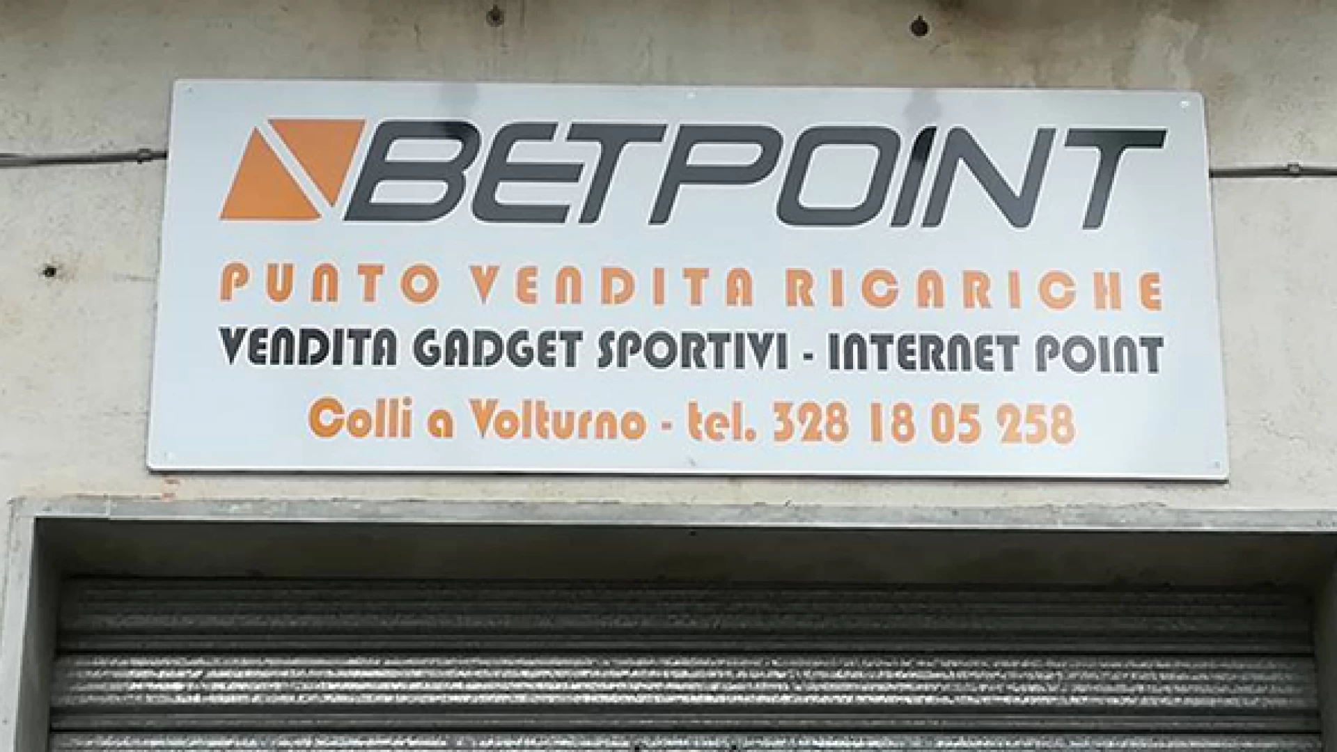 Colli a Volturno: inaugurato il BetPoint di Marco Piredda. Nel centro possibilità di ricariche per i clienti e vendita gadget sportivi di ogni tipo.