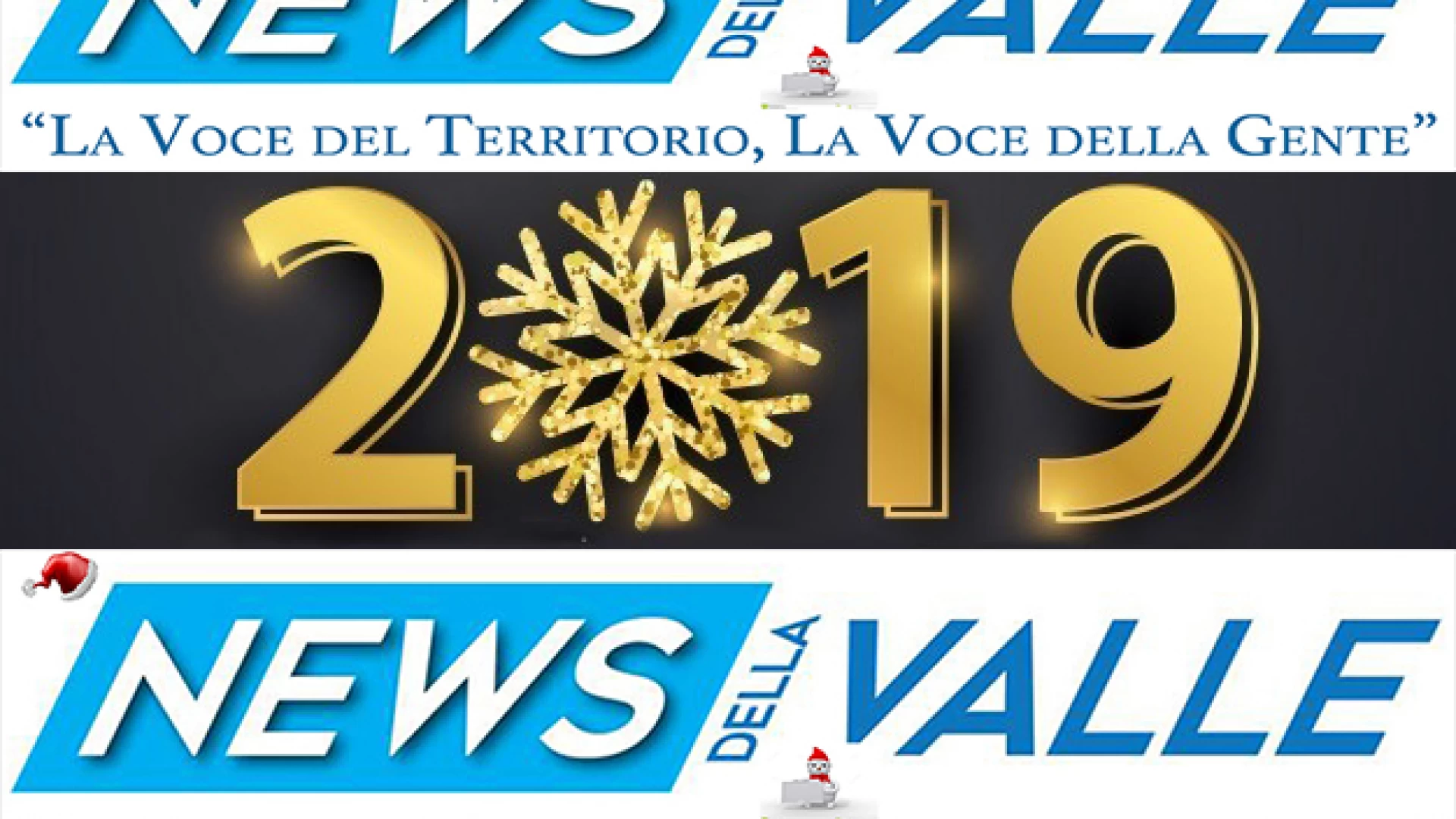 Buon 2019 da tutta la nostra redazione….Che sia un anno ricco di persone vere…