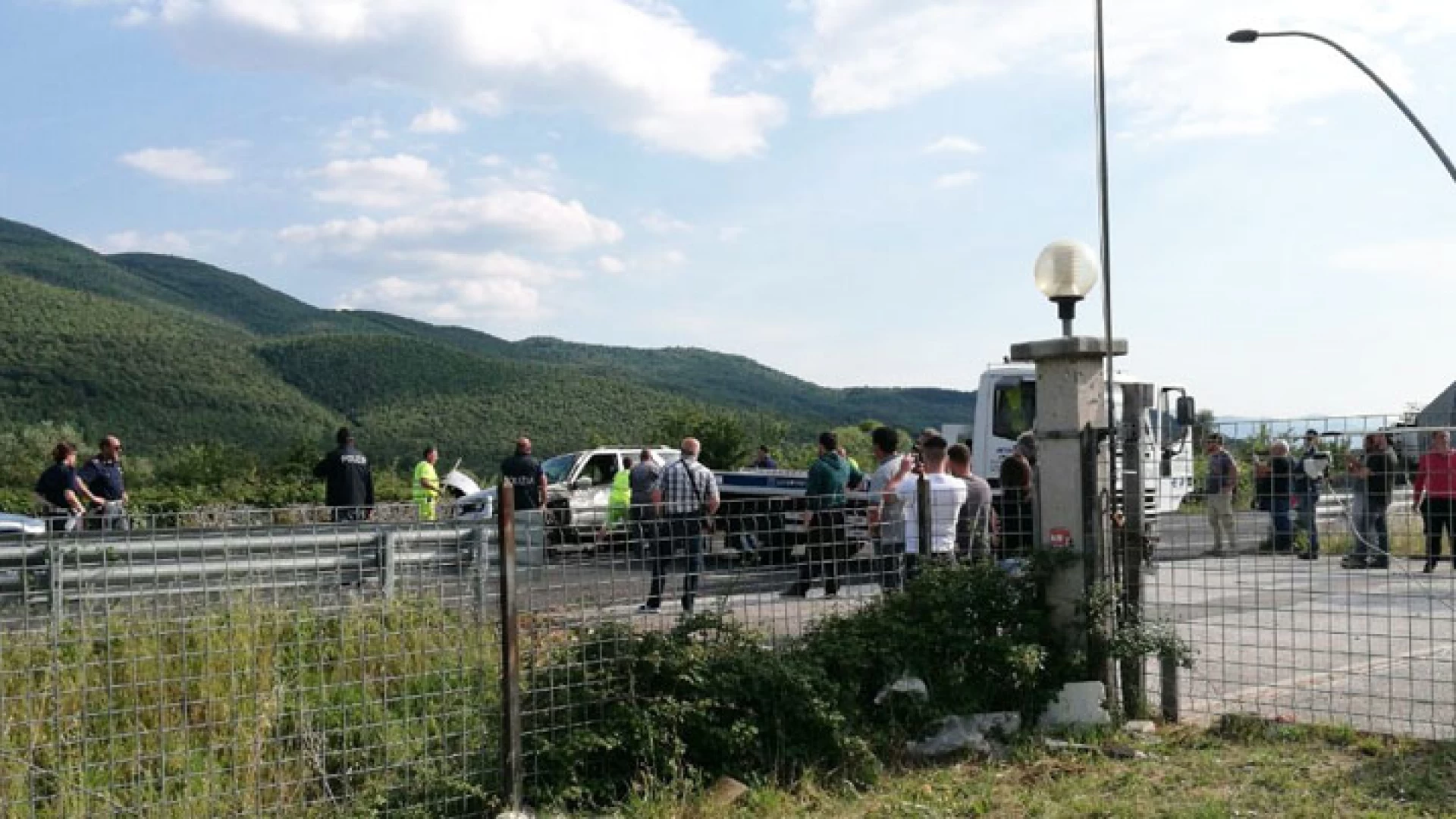 Macchia d'Isernia: incidente sulla SS 85 Venafrana. Il video dello scontro