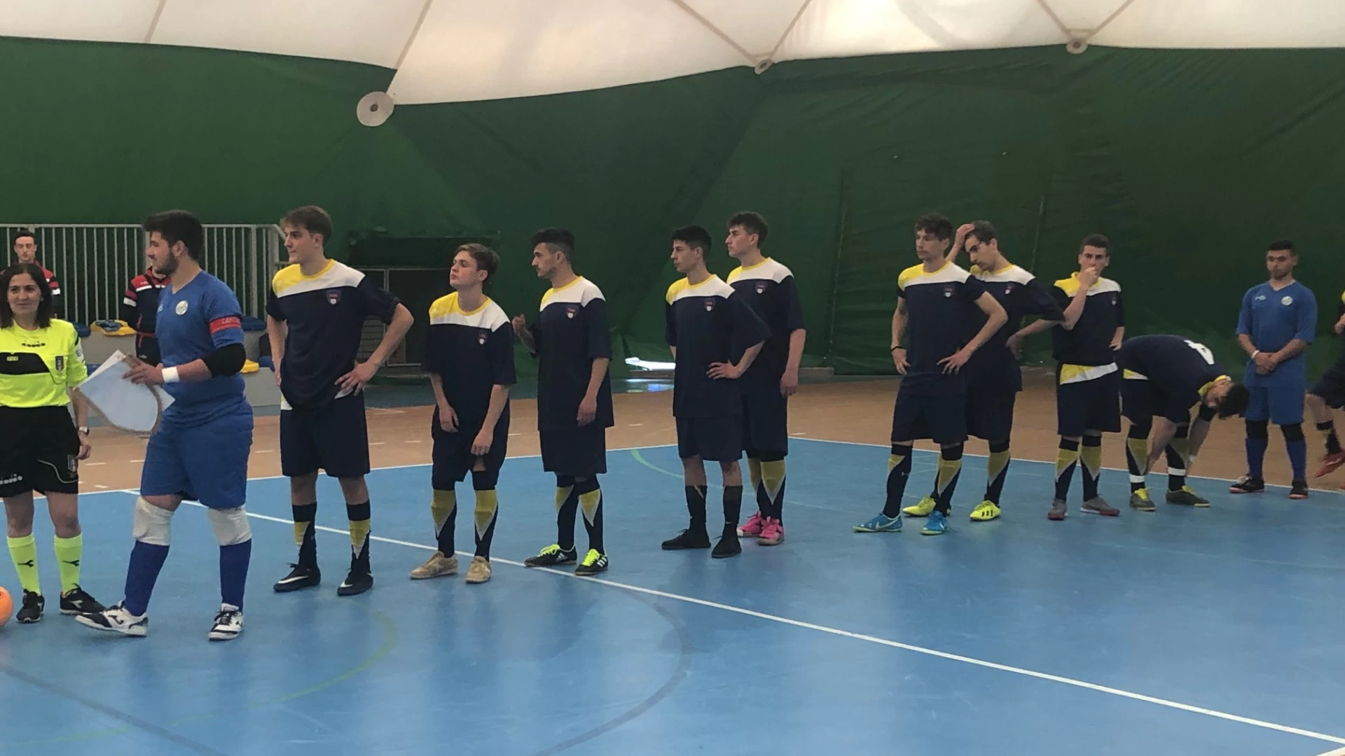 Calcio a 5: torneo delle regioni. La Juniores sconfitta dal Piemonte -Valle d'Aosta torna a casa.