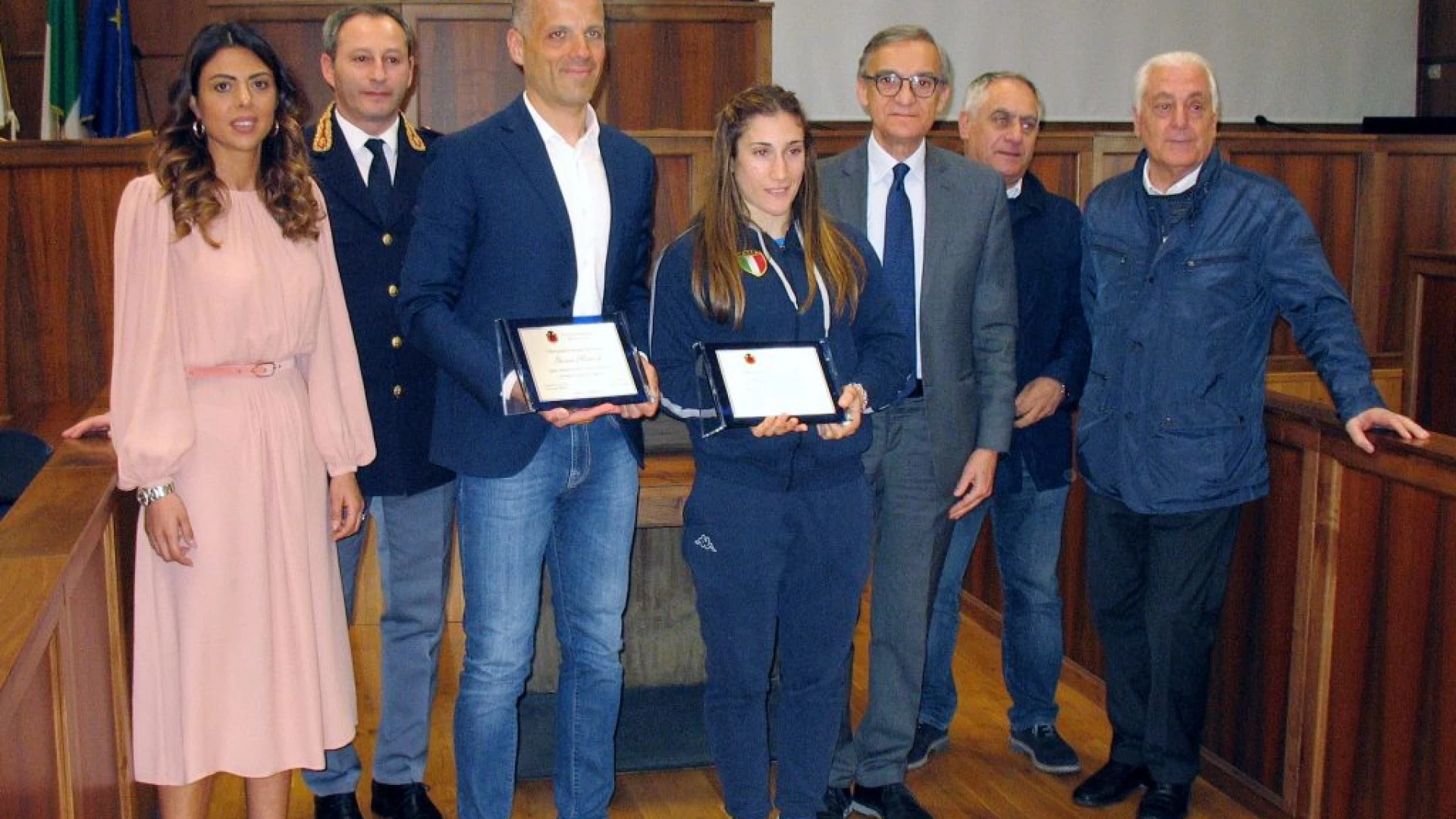 Isernia: Gionni Matticoli e Maria Centracchio parteciperanno ai giochi europeo di Minsk. Stamani la presentazione dell’evento in comune.