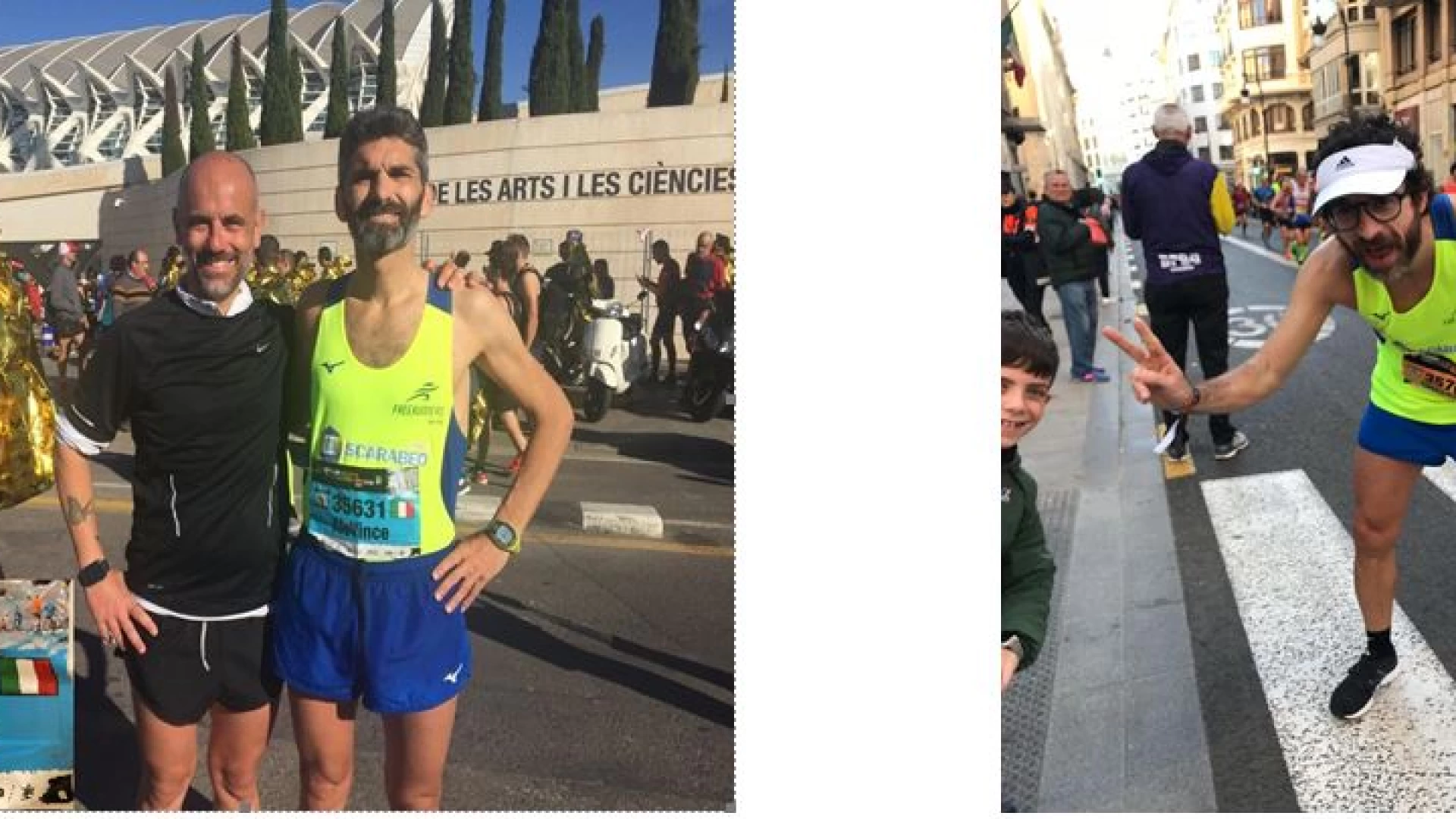 Free Runners Isernia: Vincenzo DI MONACO e Giuseppe OLIVE tra i partecipanti alla Maratona di Valencia