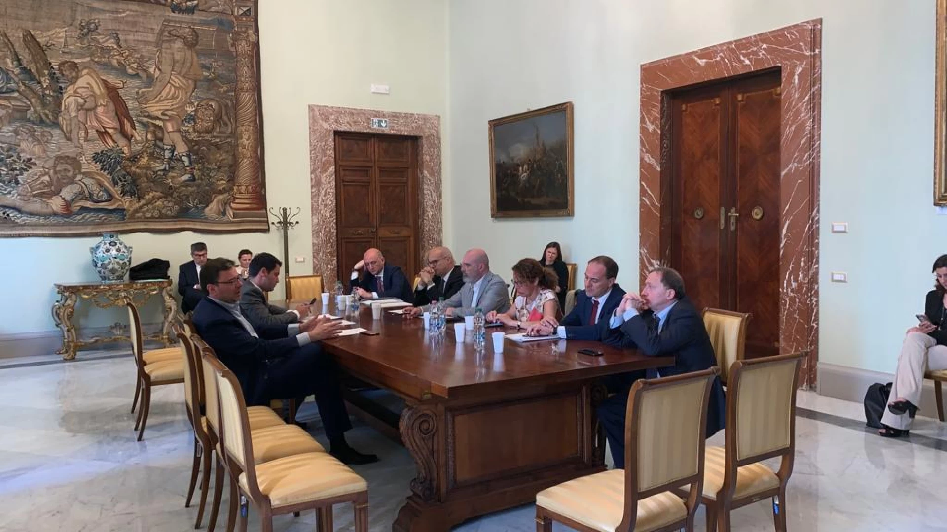 Roma, Toma dal sottosegretario Giorgetti