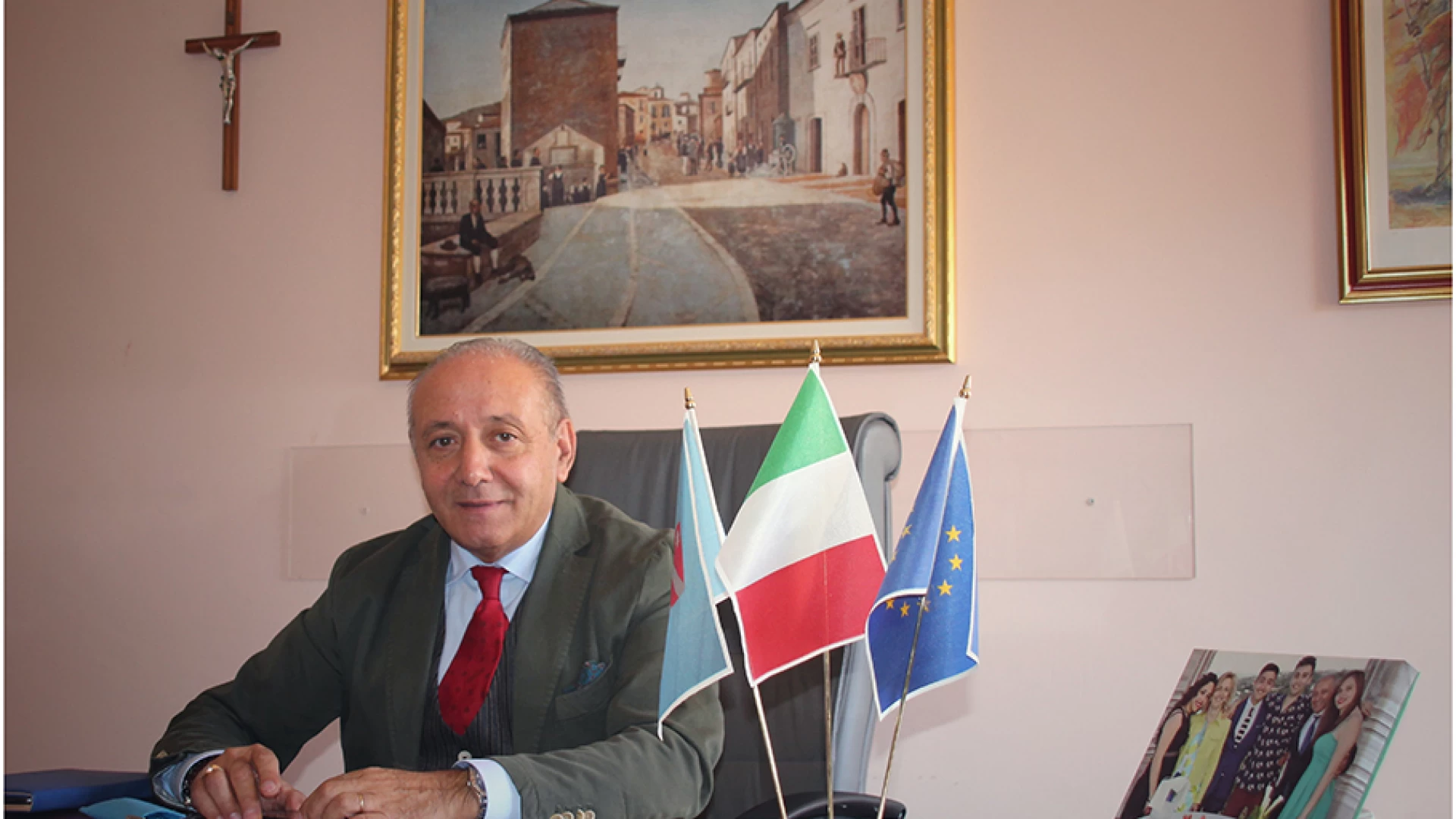 Nico Romagnuolo alla riunione dei capigruppo nazionali di Forza Italia