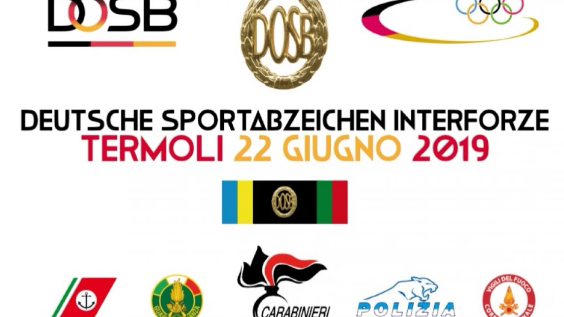 A Termoli la possibilità di conseguire il Deutsches Sportabzeichen. Gli atleti si sfideranno in diverse discipline sportive.