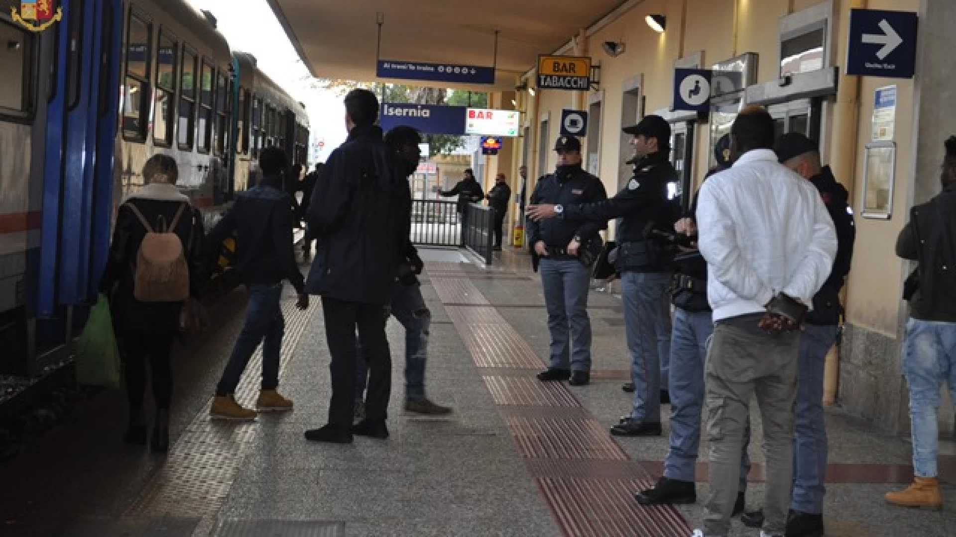 Isernia: la Polizia di Stato predispone controlli mirati e serrati alla stazione ferroviaria. Guarda il video