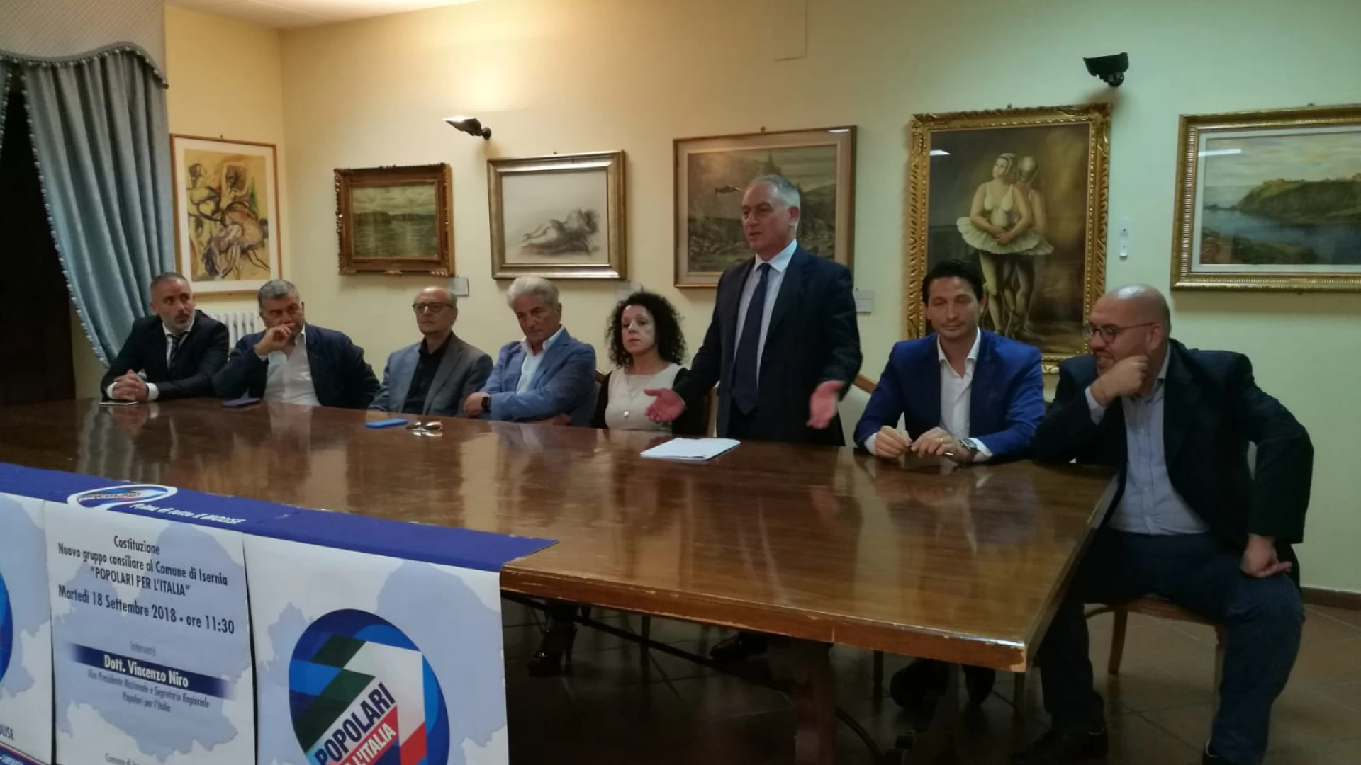 Isernia: nasce il nuovo gruppo consiliare dei Popolari per l’Italia. Nel movimento Fantozzi, Azzolini, Succi, De Marco ed Enzo Di Luozzo.