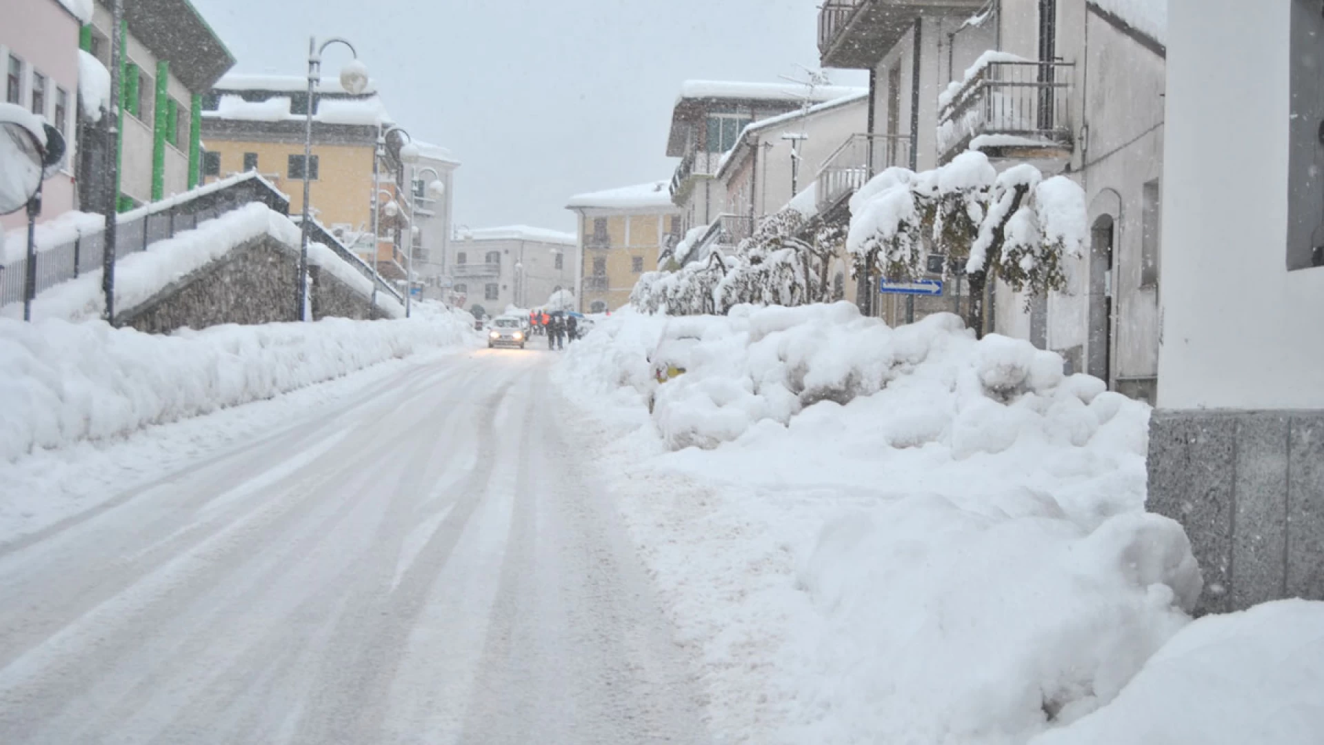 La neve imbianca gran parte del Molise e della Valle del Volturno. La precipitazione si attenuerà nelle prossime ore.