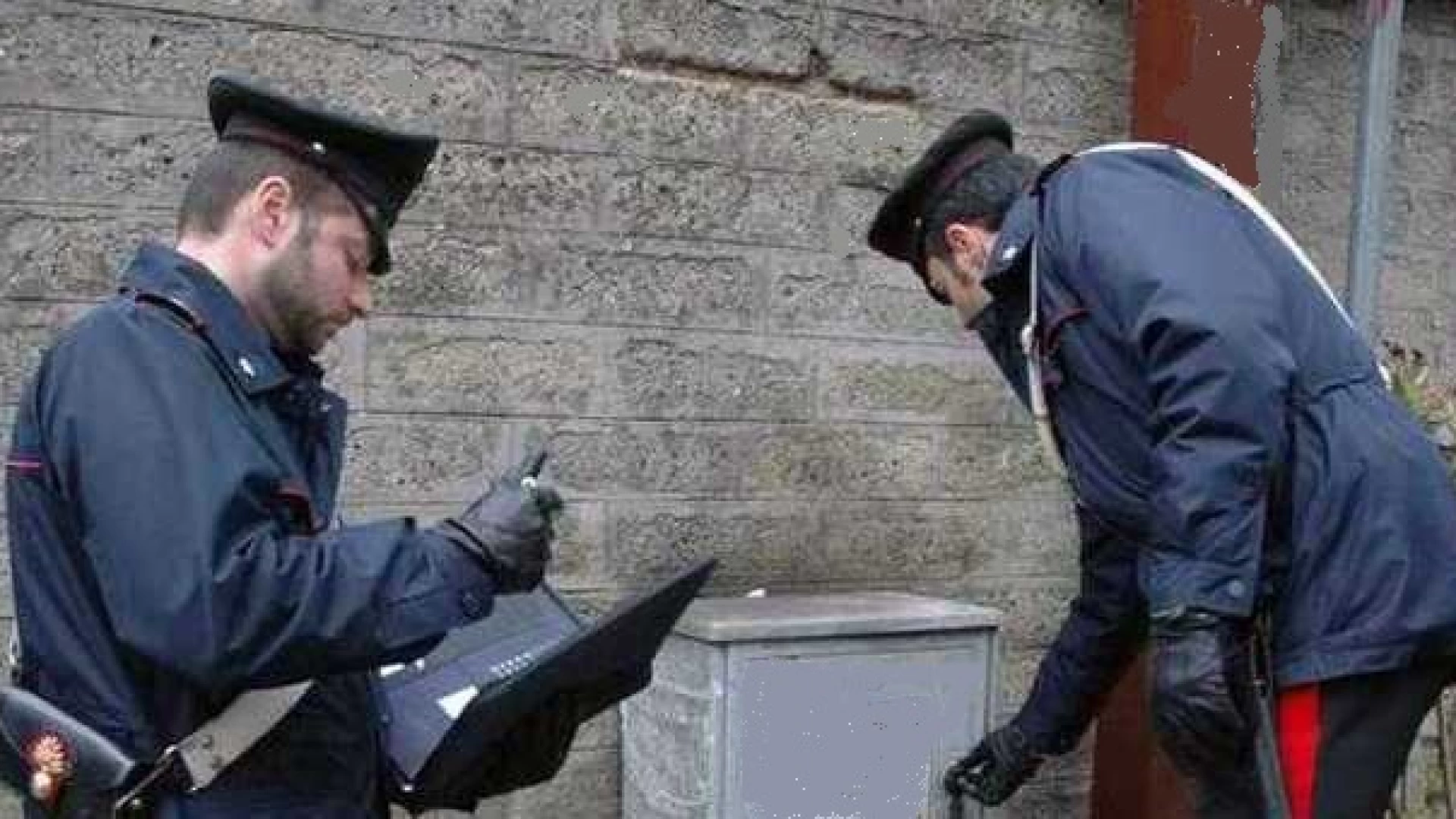 Venafro: Furto di gas metano: i Carabinieri denunciano una persona.