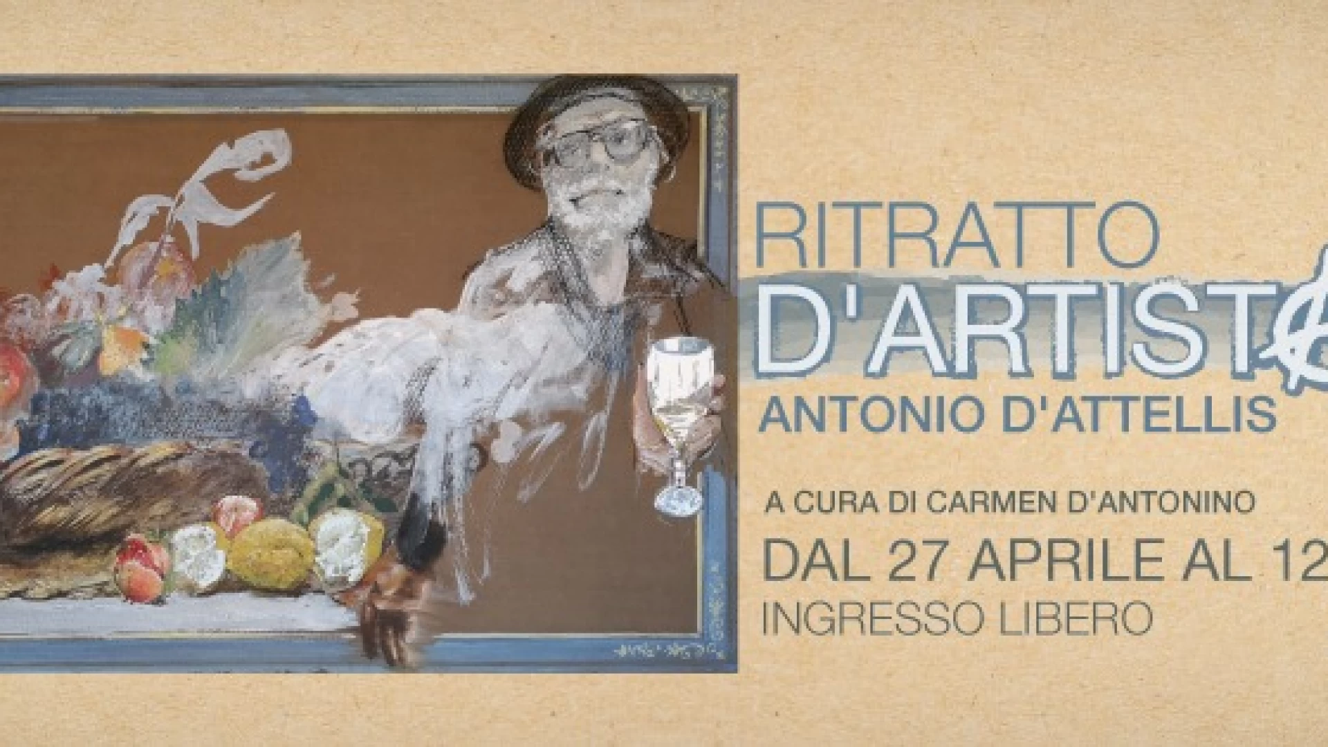 Isernia: presso lo spazio d’Arte Petrecca la mostra antologica “Ritratto d’Artista” di Antonio D’Attellis.