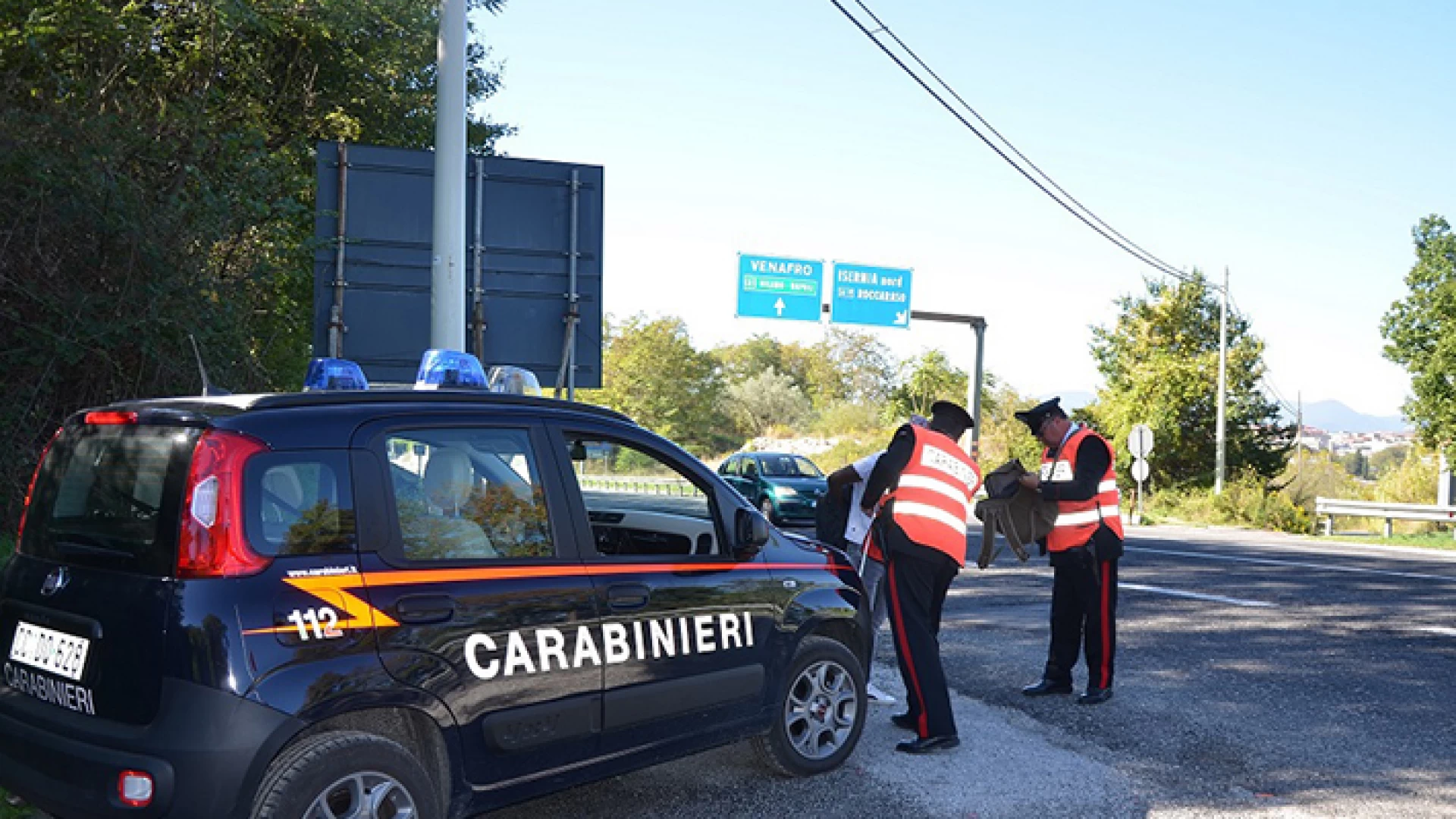 Isernia: furto di mezzi, i Carabinieri fermano tre pregiudicati all'altezza dei Melograni.
