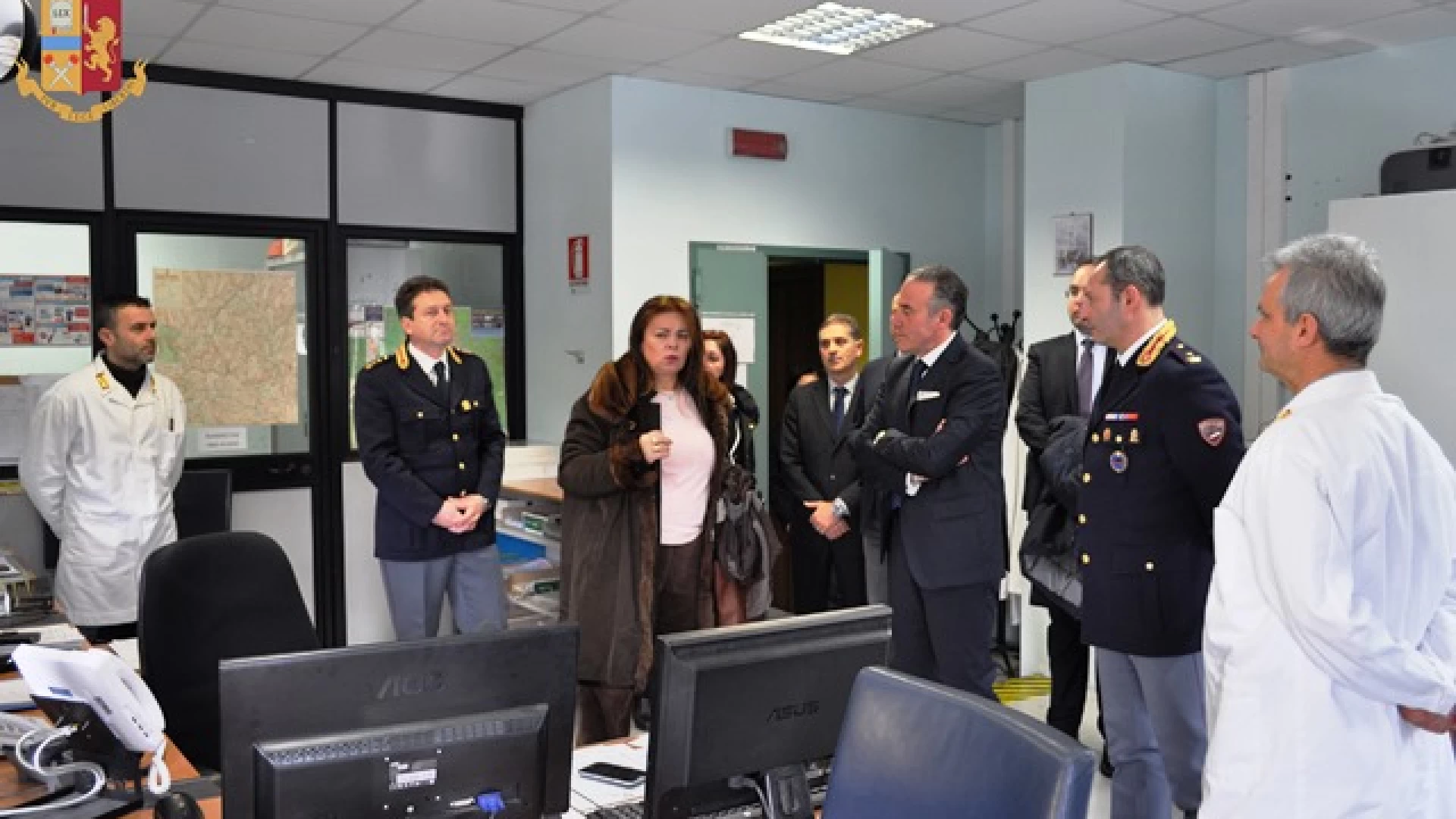 Isernia: il Prefetto Guercio in visita presso la sede della Questura