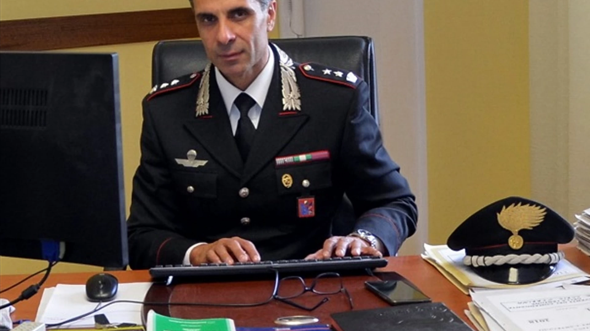 Isernia: Il Tenente Colonnello Turchetti Riccardo assume il comando della Compagnia Carabinieri di Isernia