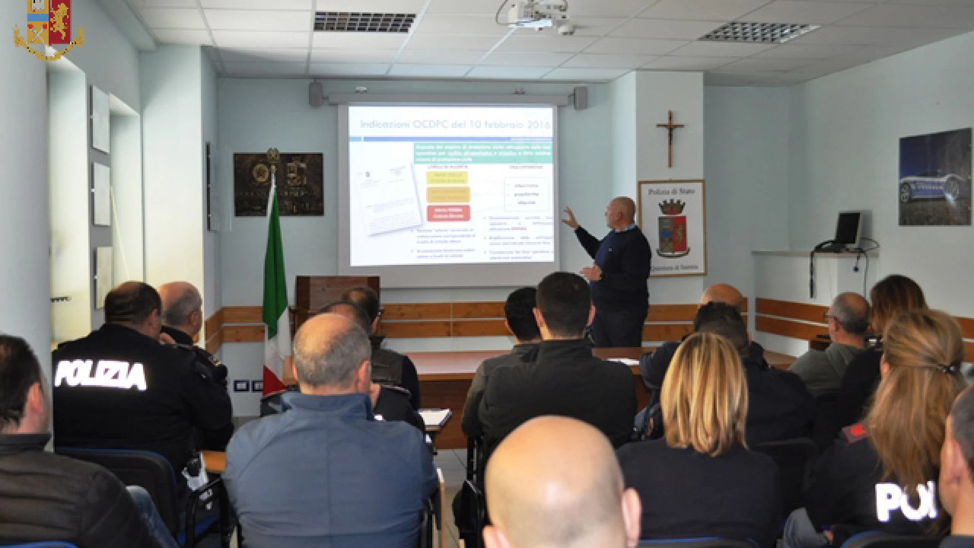 Isernia: la Polizia di Stato a lezione di gestione delle emergenze.