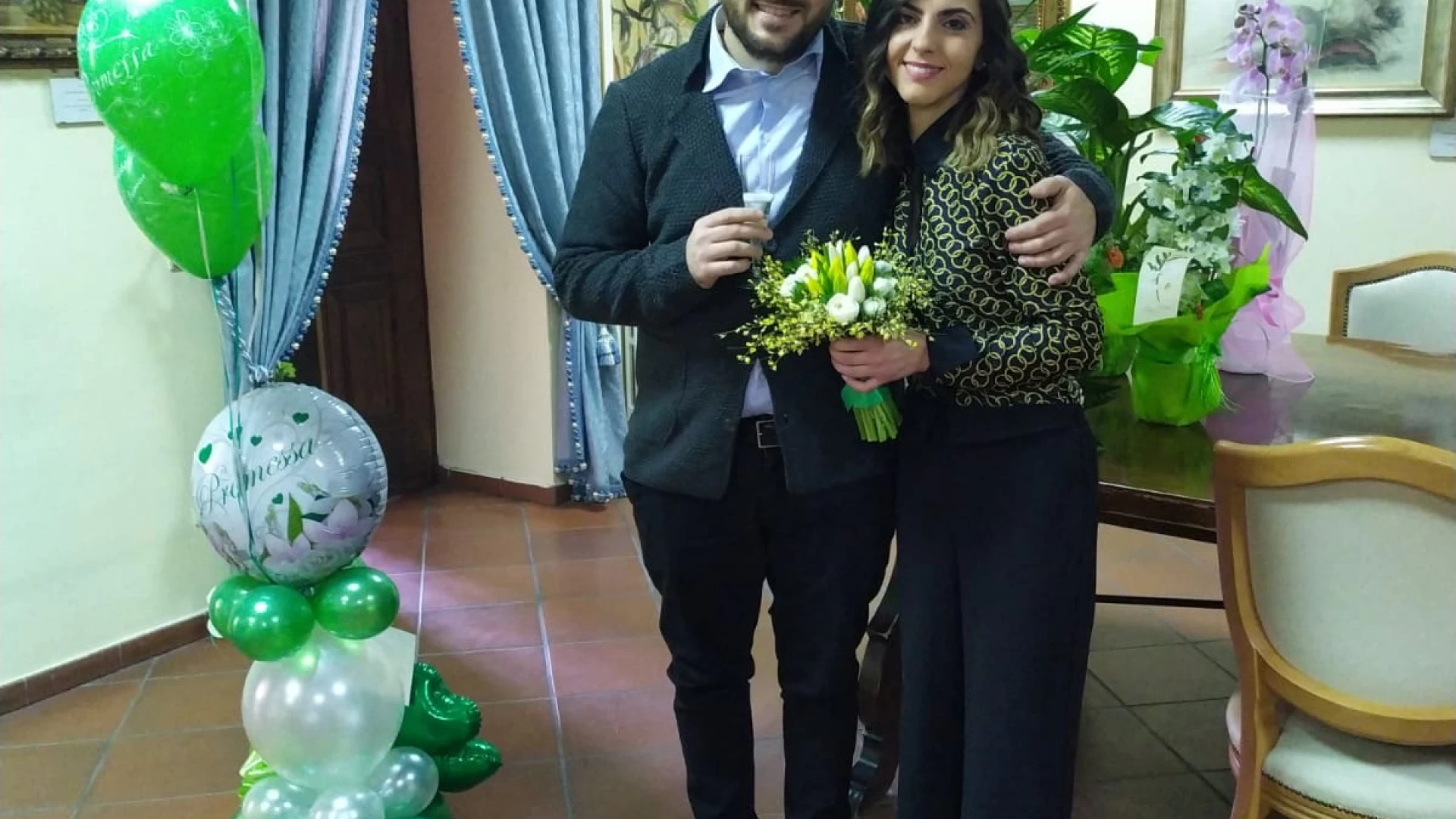 Isernia: la prima promessa di Carla e Alessio. Gli auguri della nostra redazione