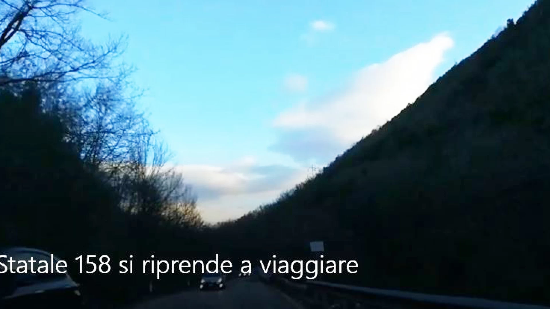 Statale 158 si riprende a … viaggiare!!! Guarda il servizio video