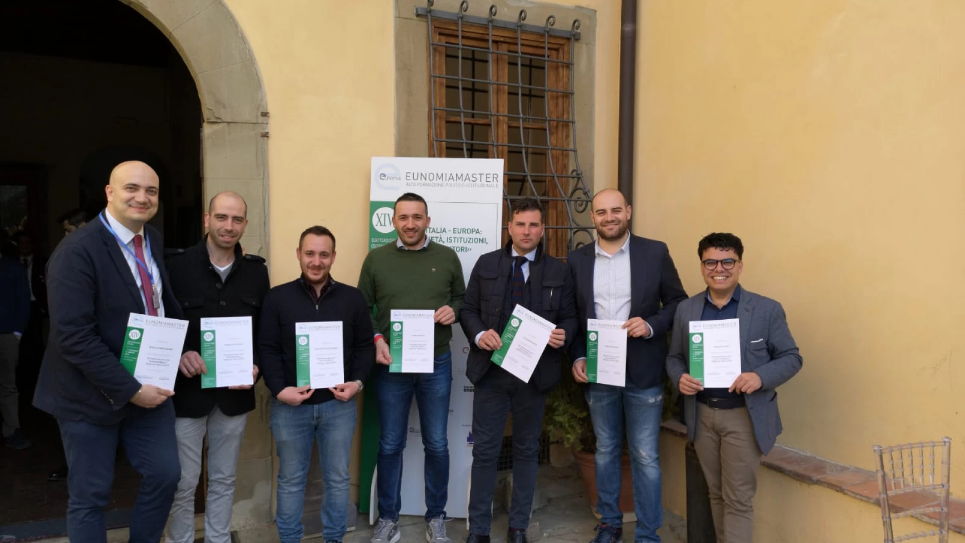 Conclusa l’edizione 2019 di  EUNOMIAMASTER sette giovani amministratori molisani selezionati dalla fondazione di Firenze.