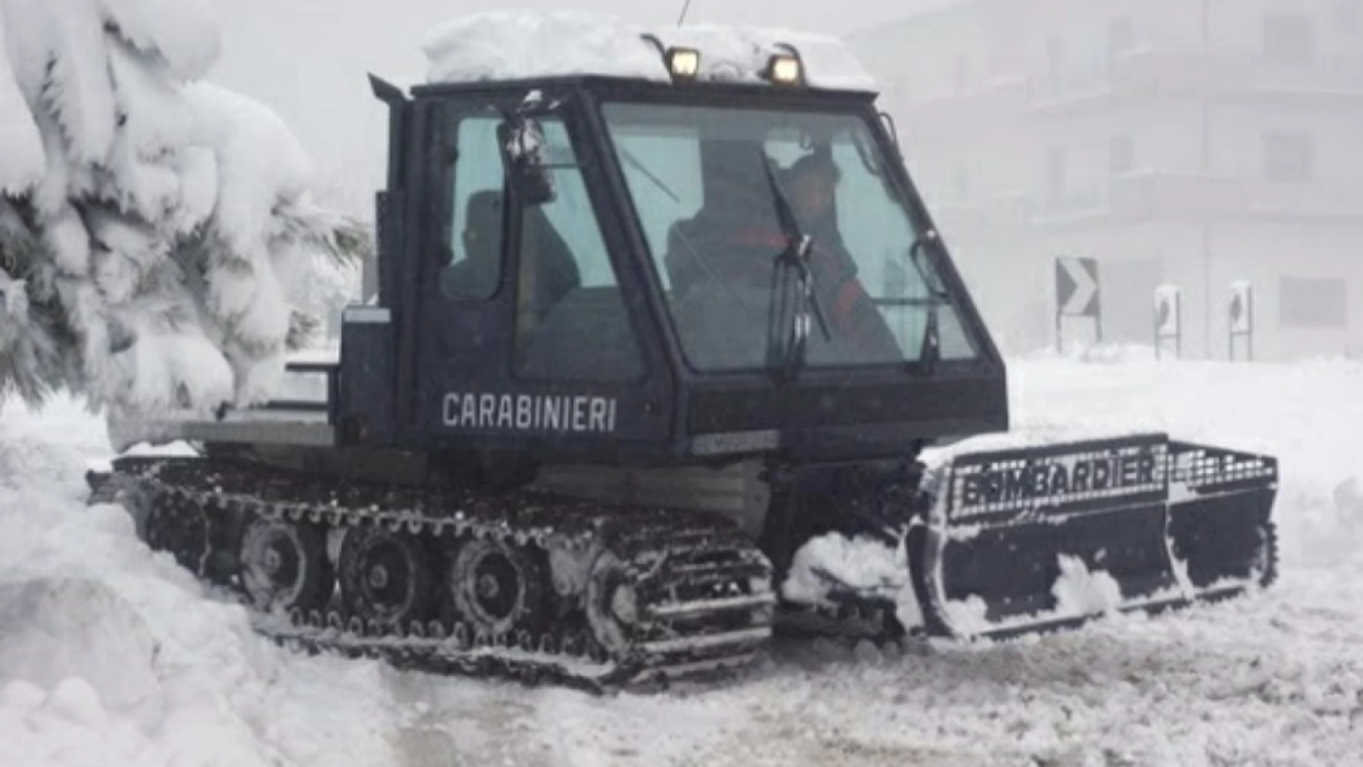 Isernia: Carabinieri, Operazione di assistenza e soccorso nel corso delle prossime precipitazioni nevose.
