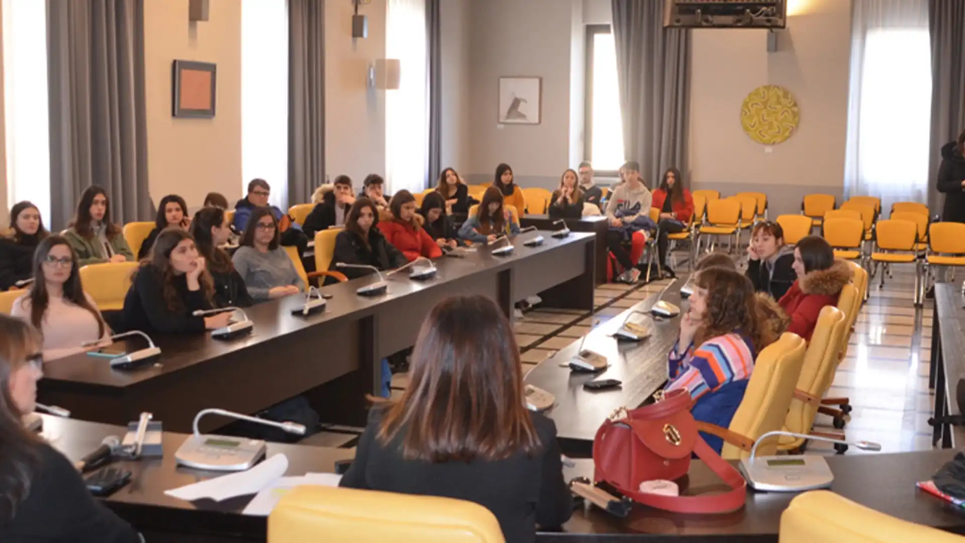 Termoli: progettazione e fondi europei. Gli student del Boccardi ospiti in comune.