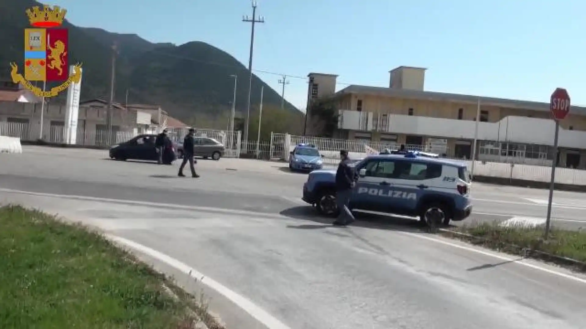 Isernia: la Polizia impegnata in controlli ferrei sul territorio per il Coronavirus. Guarda il video