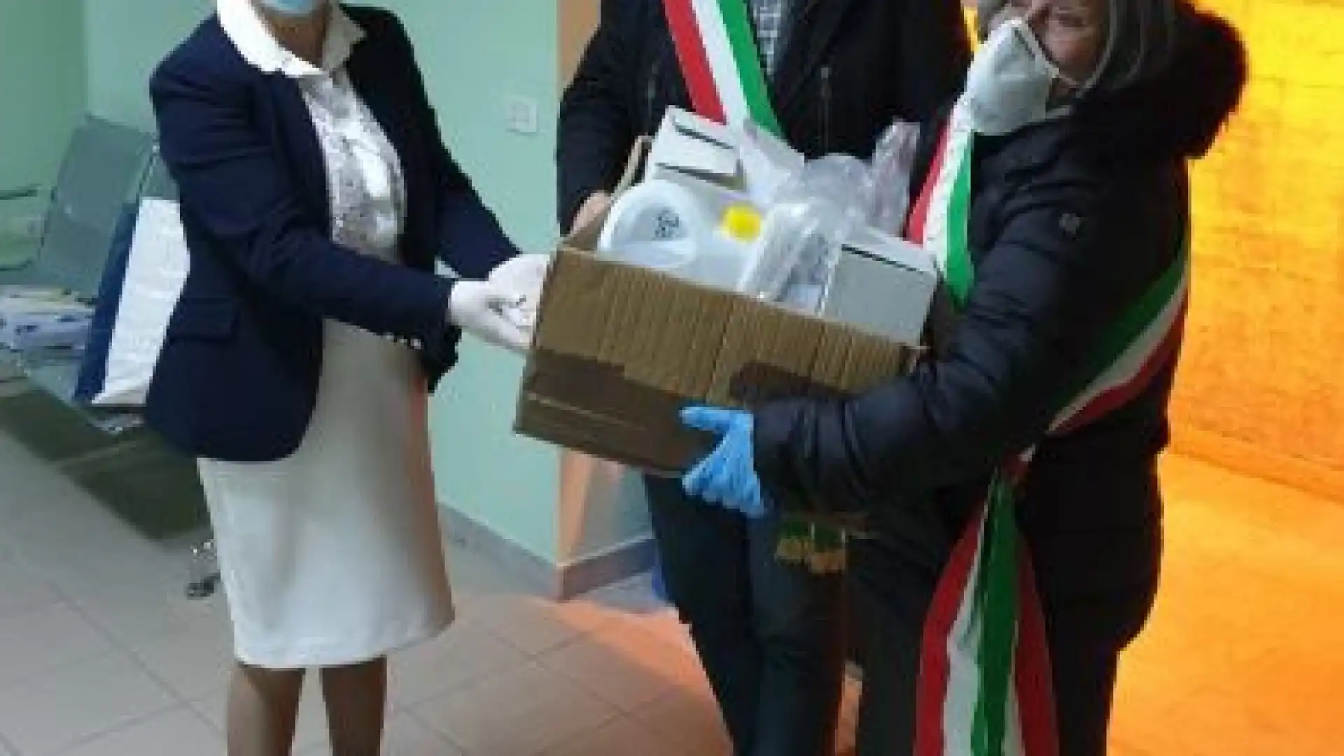 Colli a Volturno: la Società Mutuo Soccorso dona mascherine, guanti e prodotti per la sanificazione alla locale Guardia Medica.