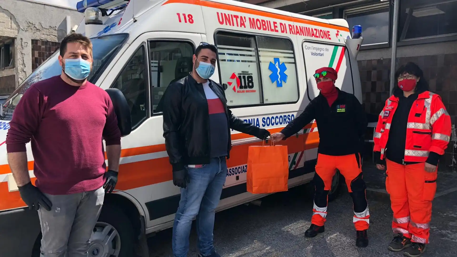 Fornelli: un gesto di solidarietà da parte di due giovani imprenditori locali.