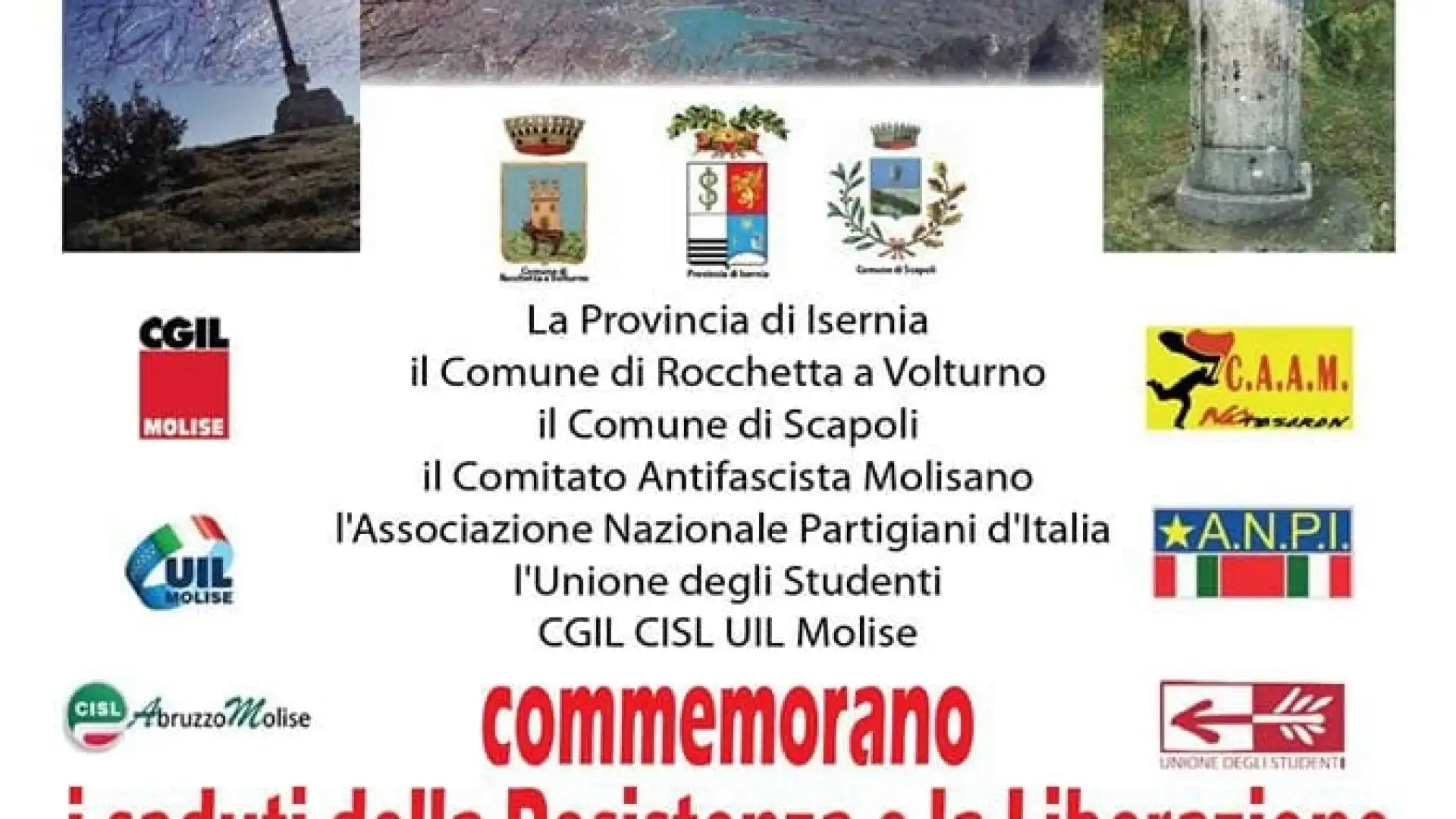 Il 25 a Monte Marrone via web e con interventi da casa. Domani l'iniziativa su Zona Rossa Web Tv