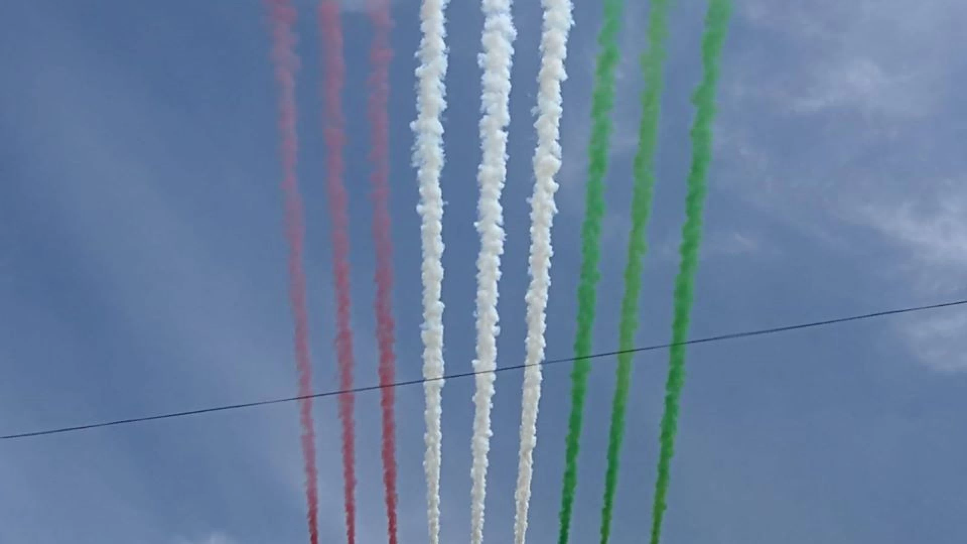 Pattuglia acrobatica nazionale, il Tricolore su Campobasso