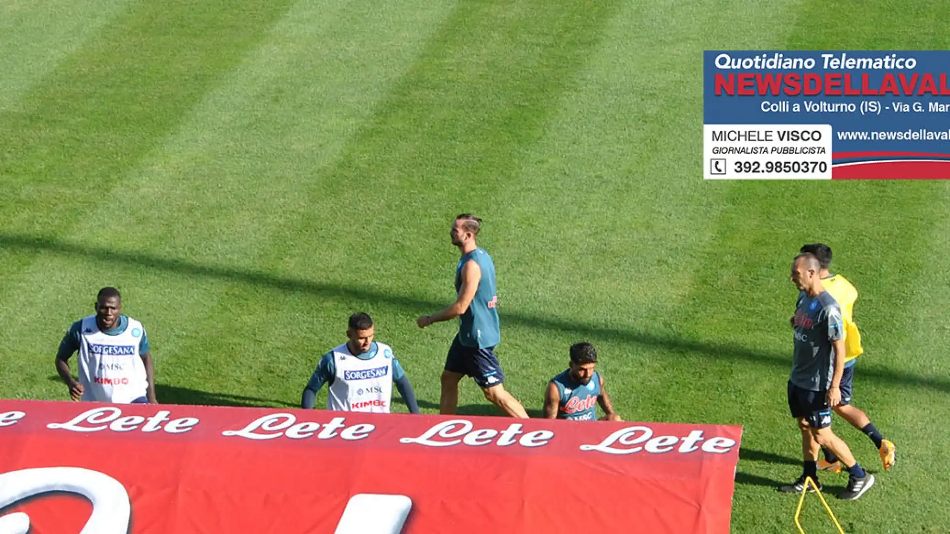 Ultime Dal Ritiro da Castel Di Sangro. La sintesi della prima giornata della Ssc Napoli in Abruzzo