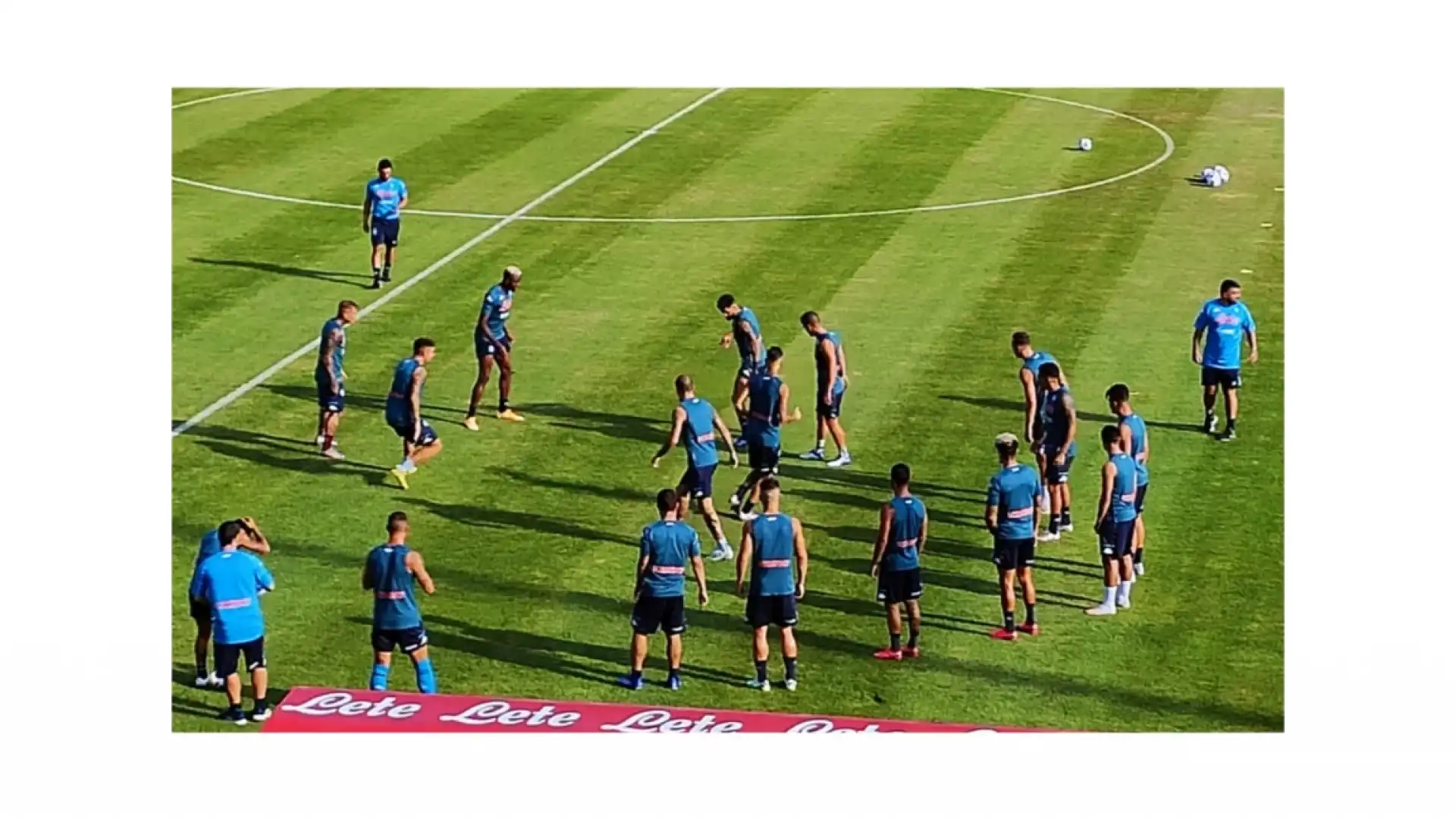 Castel Di Sangro: allenamento live al Patini. Partitella e ritmi alti da subito.