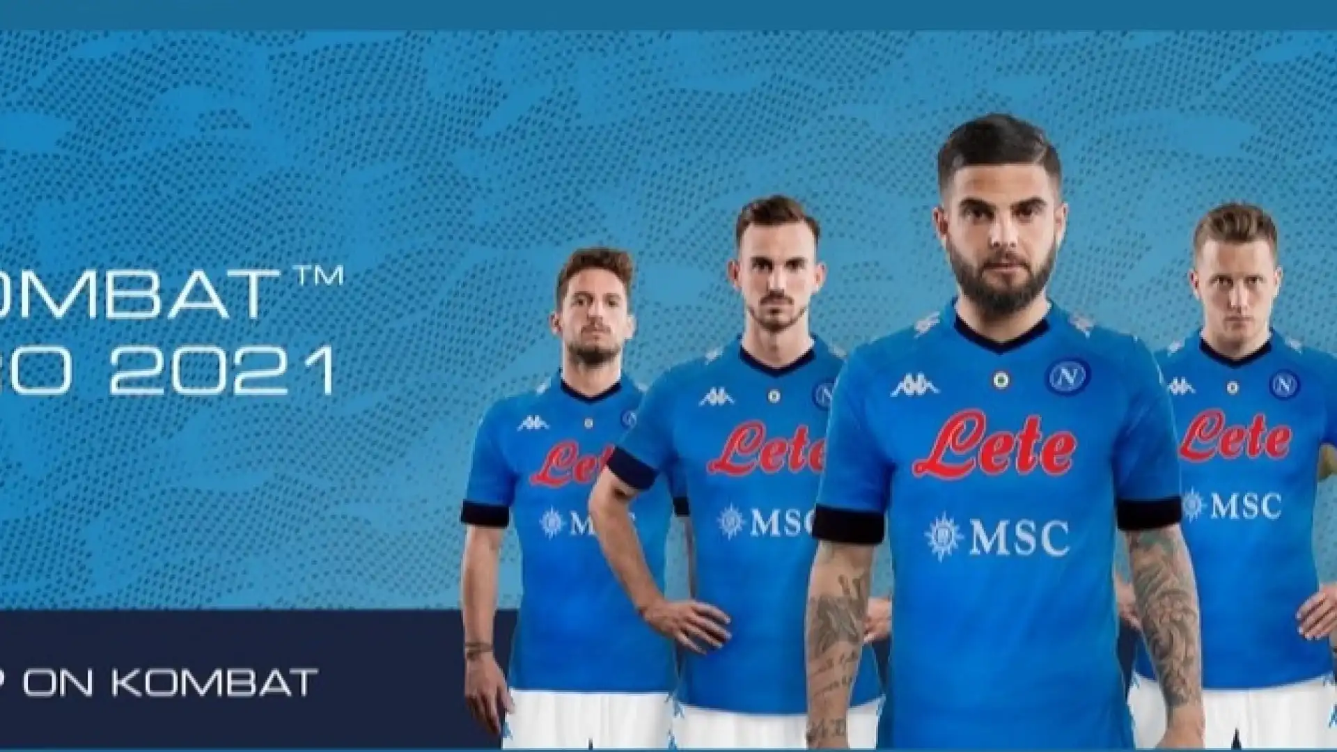 Il Napoli ha presentato la nuova maglia via social al ritiro di Castel Di Sangro.