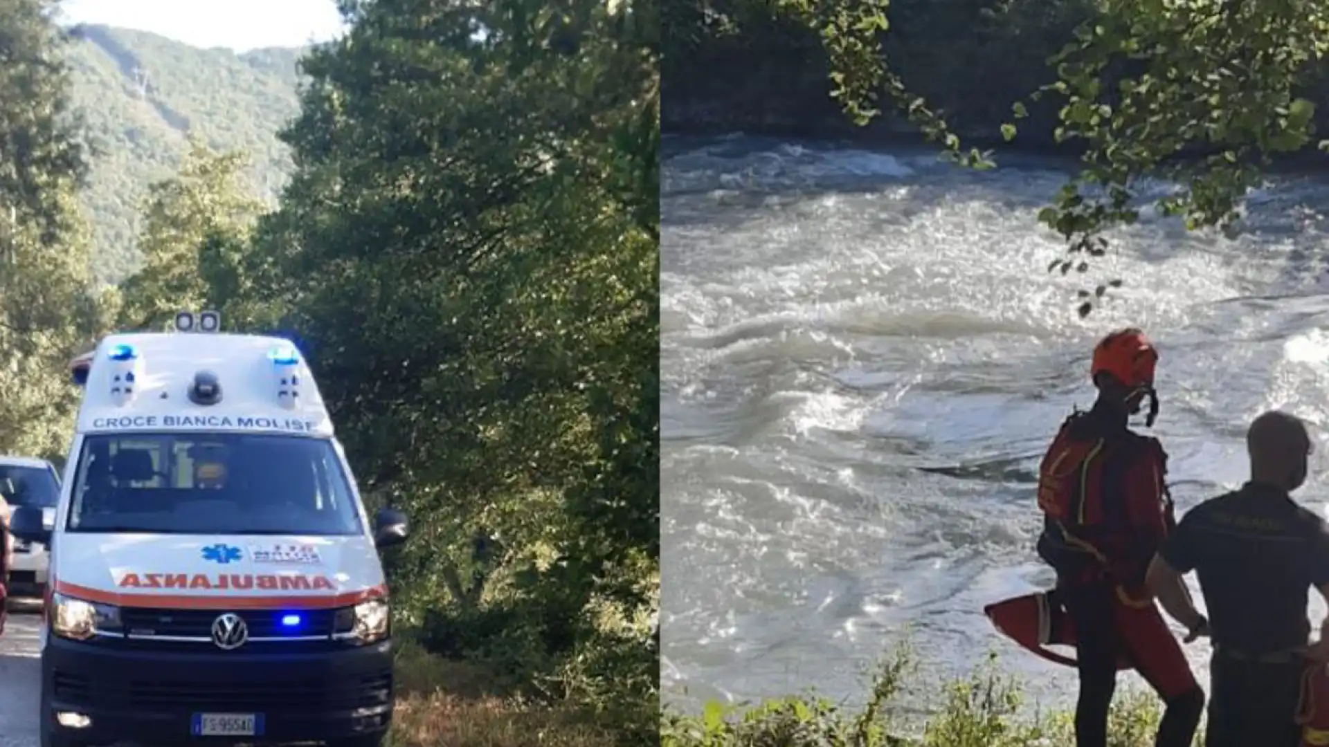 Piena improvvisa del Volturno, i Vigili del Fuoco salvano diversi bagnanti a Colli. Evitata tragedia.