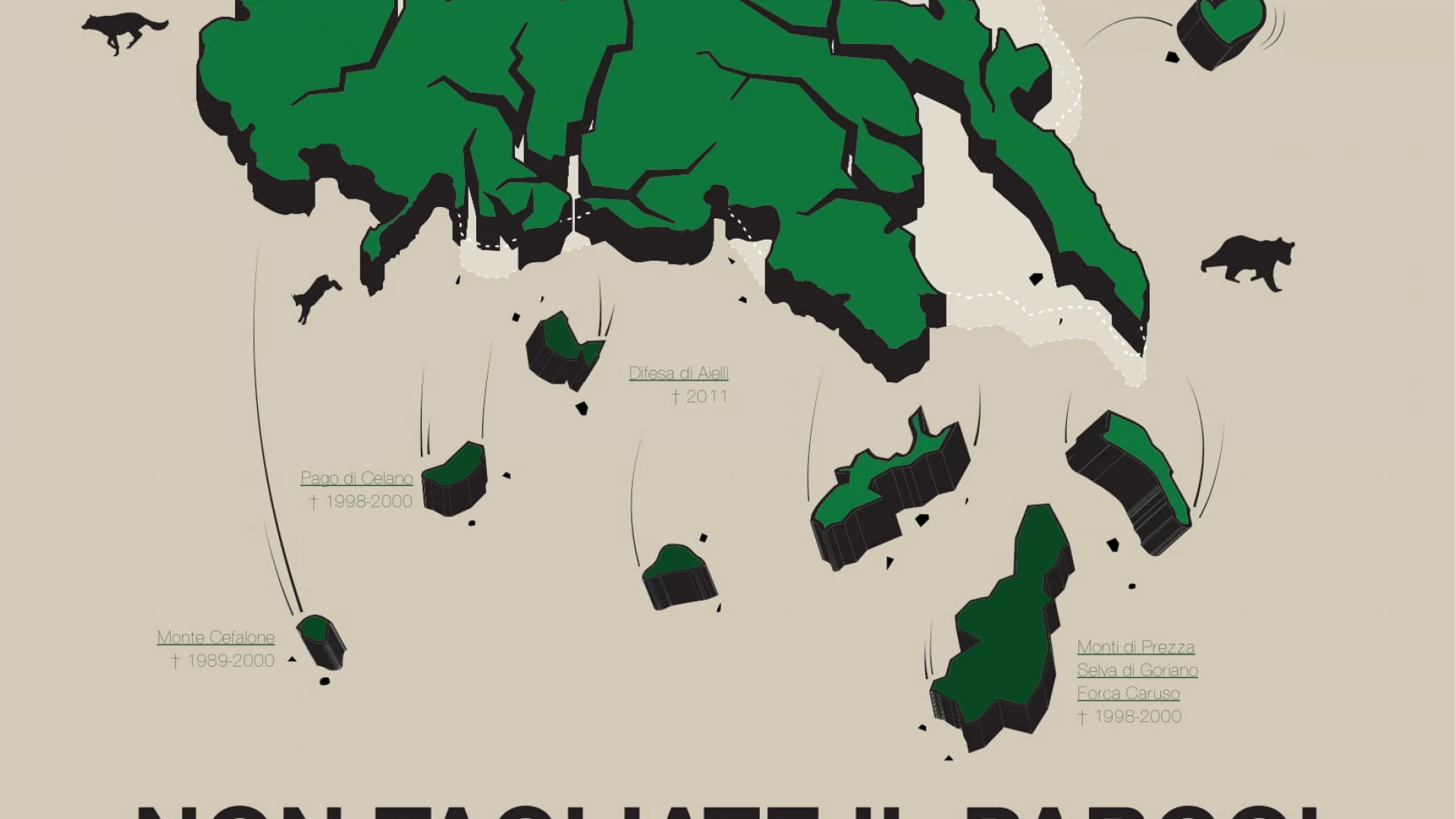 L’Allarme di Salviamo l’Orso: “La Regione Abruzzo non tagli il Parco Sirente-Velino”.