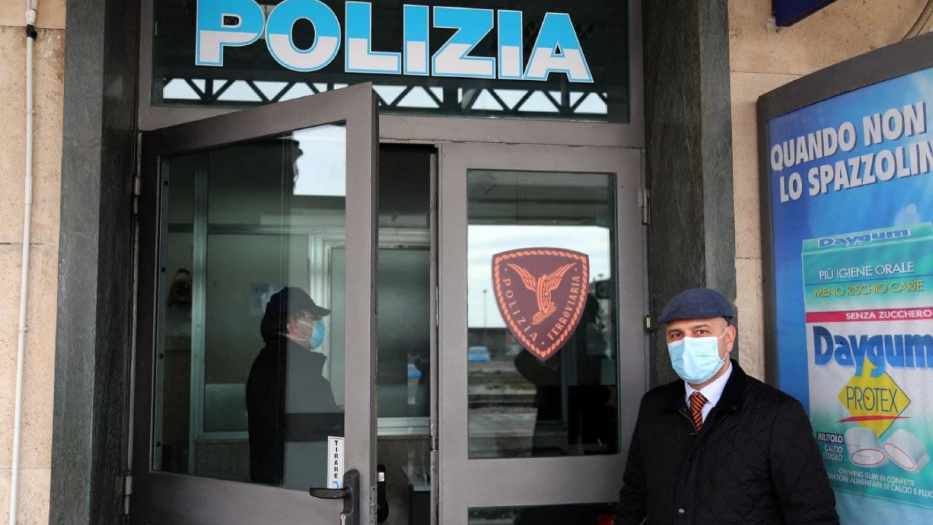 Ortis ribadisce il no alla chiusura del posto Polfer di Campobasso. Presente questa mattina alla manifestazione del Coisp.