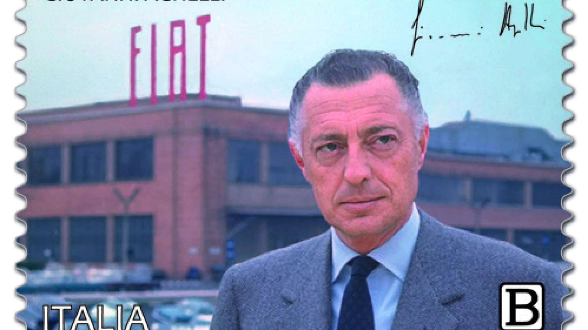 Poste Italiane dedica un francobollo commemorativo a Gianni Agnelli.