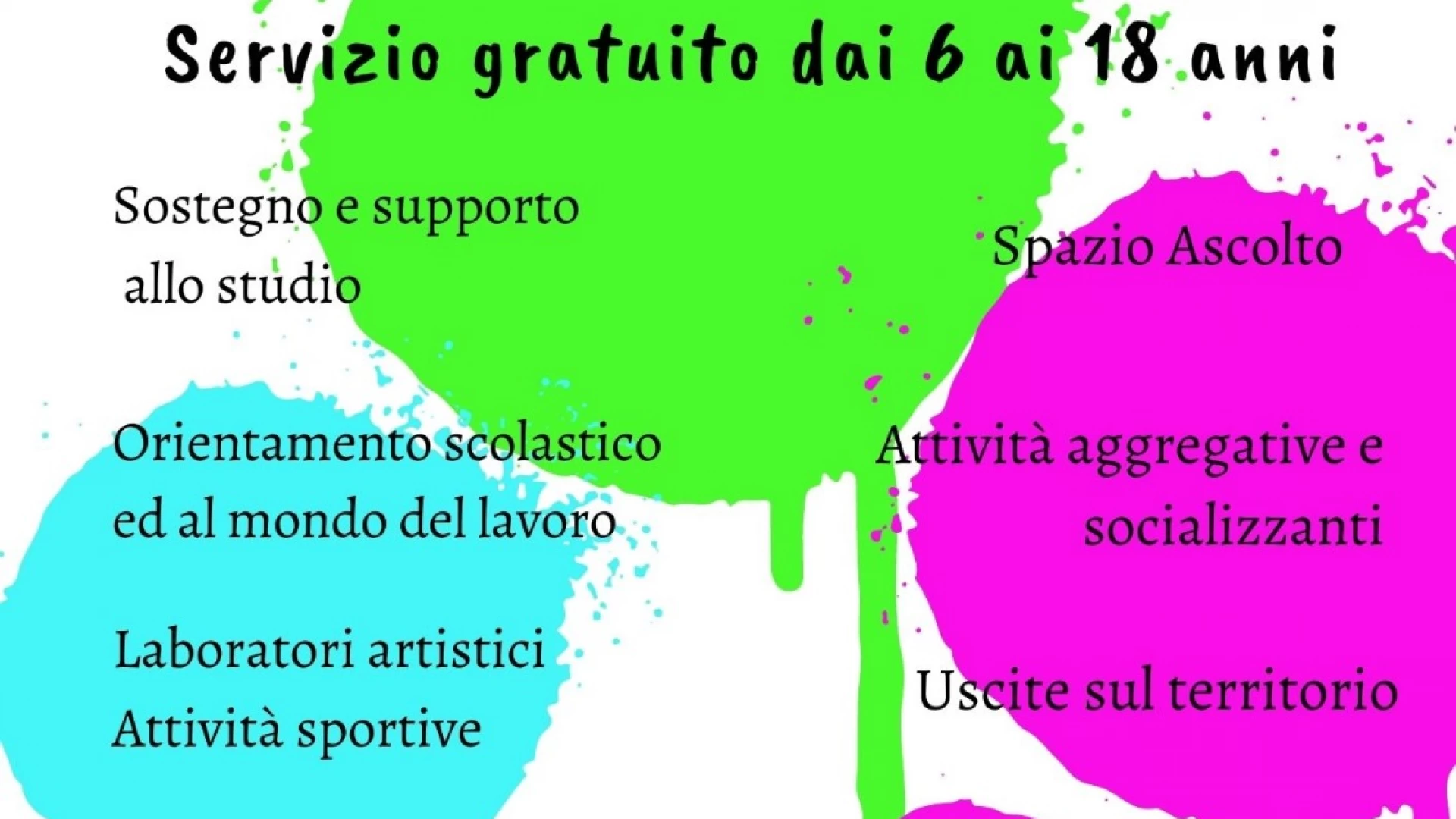 Colli a Volturno: a via il progetto denominato “Spazi aggregativi diffusi”. Iniziativa gratuita per i giovani dai 6 ai 18 anni.