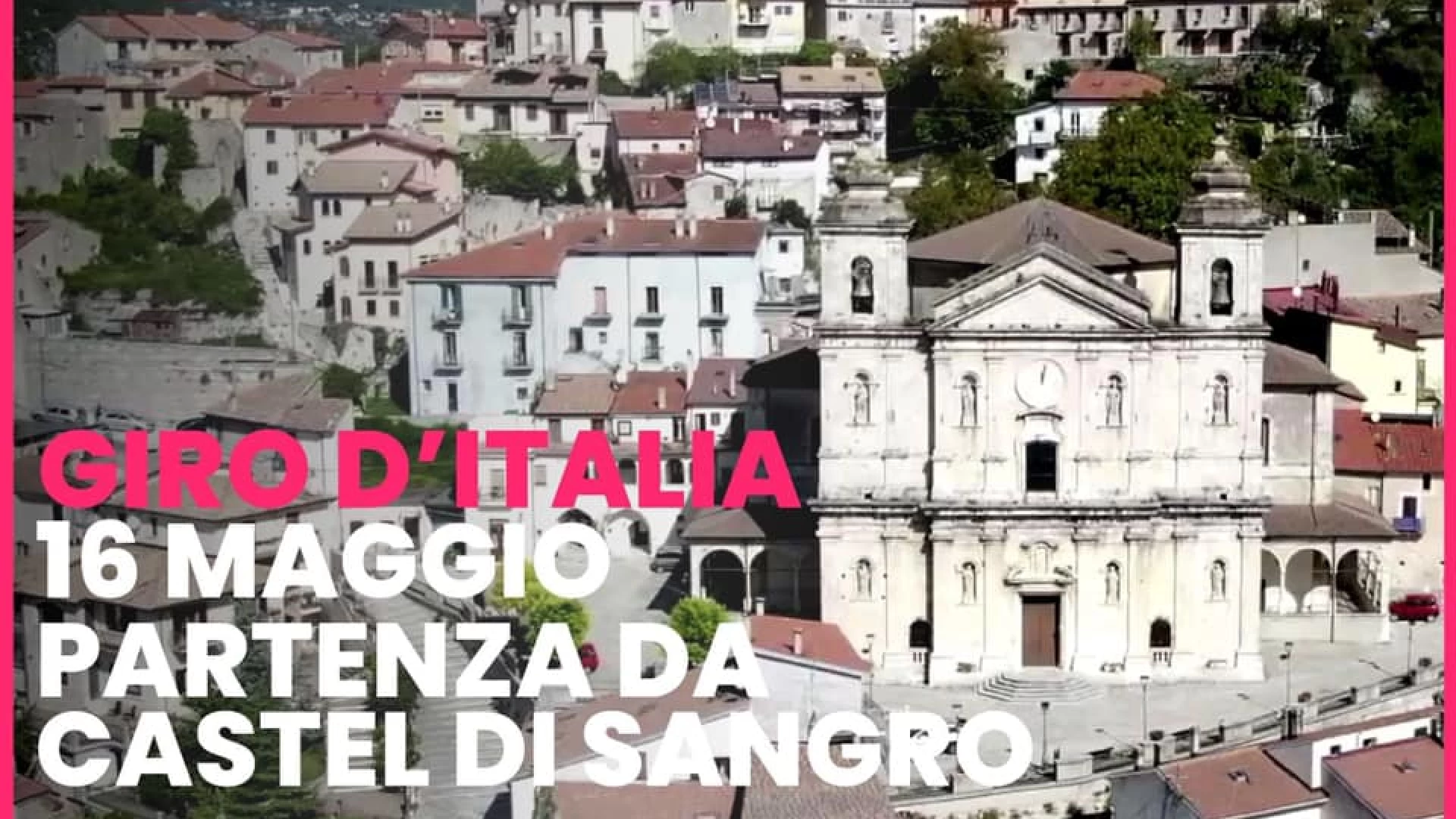 Castel Di Sangro e’ pronta ad accogliere la Carovana Rosa. Caruso: “Domenica 16 maggio pronti a scrivere un’altra pagina di storia”.