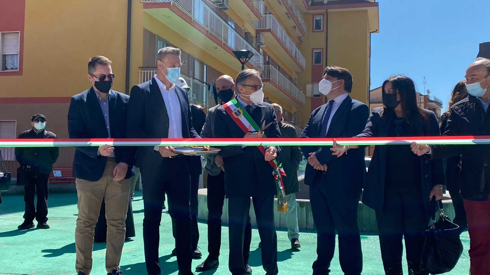 Isernia, inaugurato il Parco Urbano della Stazione. Guarda le foto: