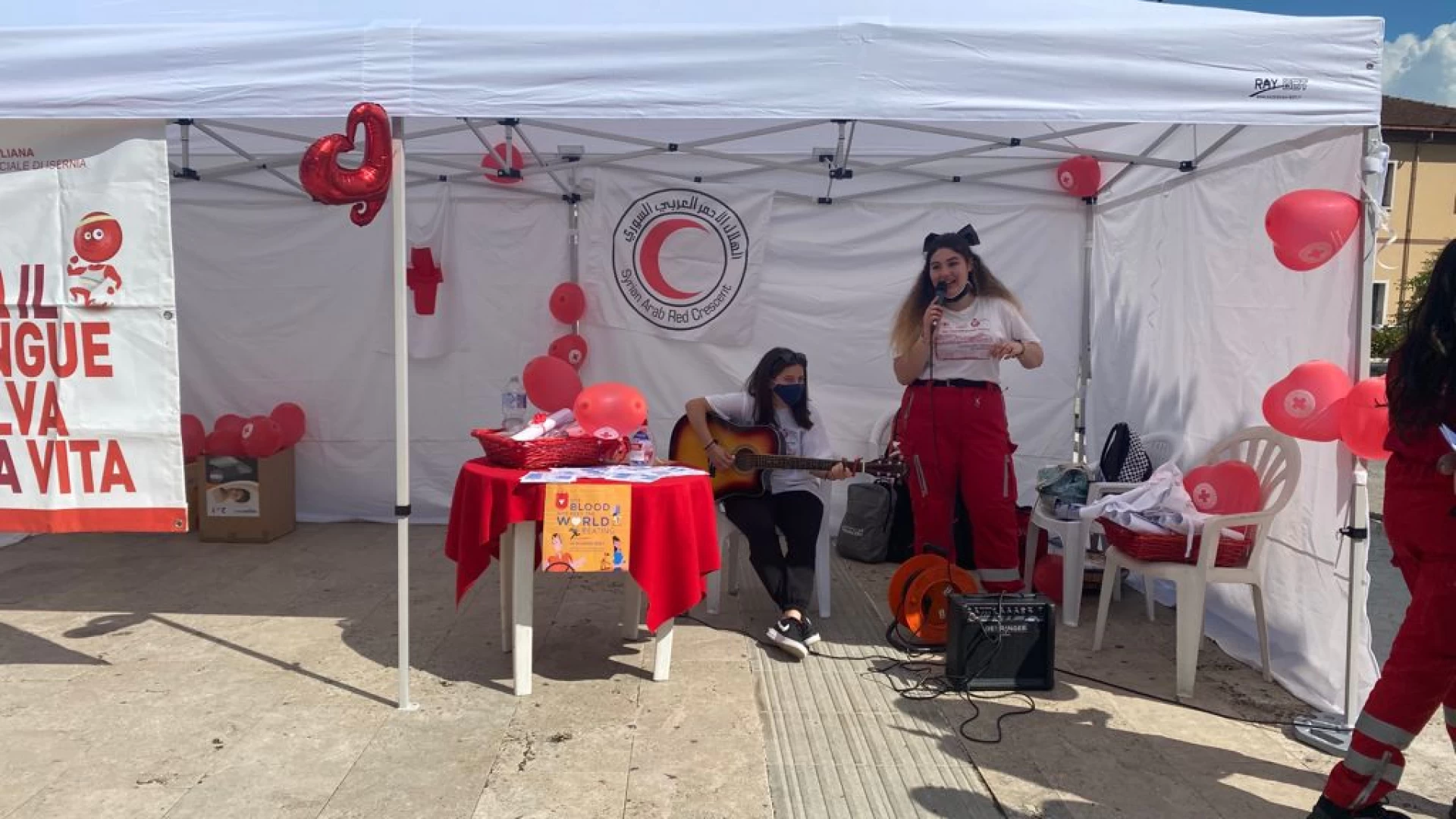 Giornata mondiale dei donatori di sangue, CRI Isernia scende in piazza per sensibilizzare la cittadinanza