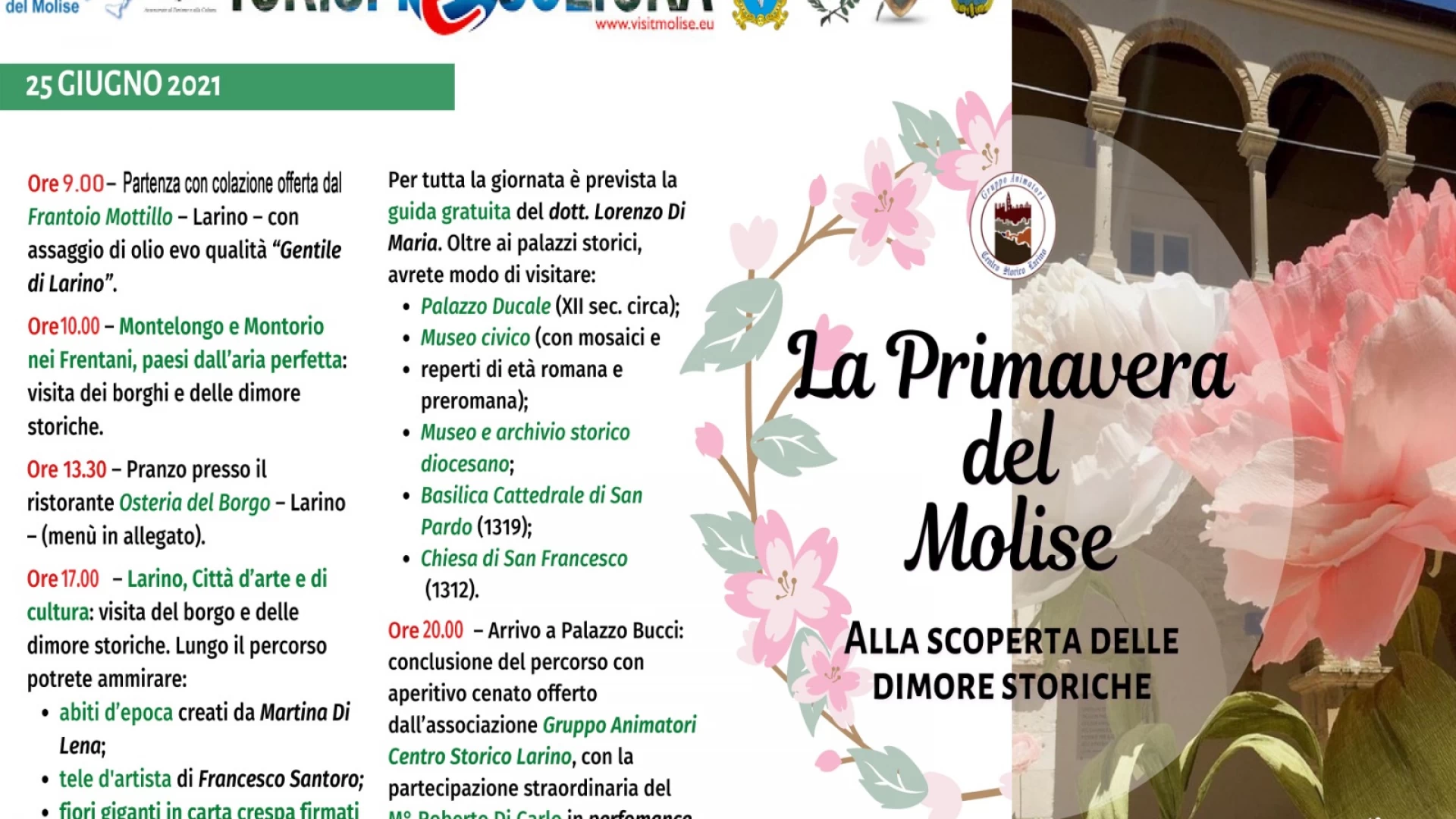 Con la Primavera del Molise si va alla scoperta delle dimore storiche molisane