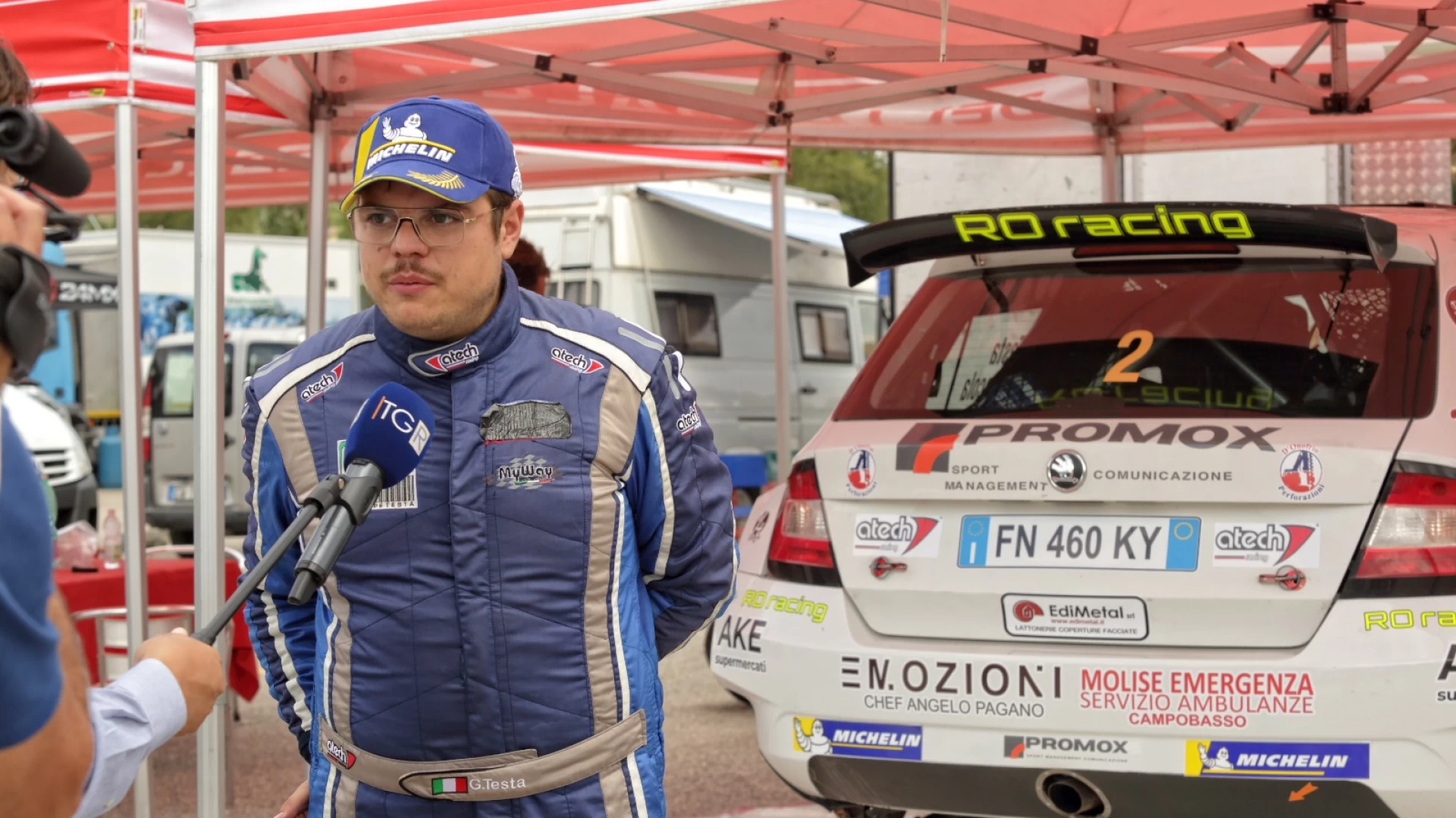 IL TOP DRIVER PROMOX GIUEPPE TESTA CAMPIONE ASSOLUTO  AL RALLY DEL MOLISE PER LA QUINTA VOLTA