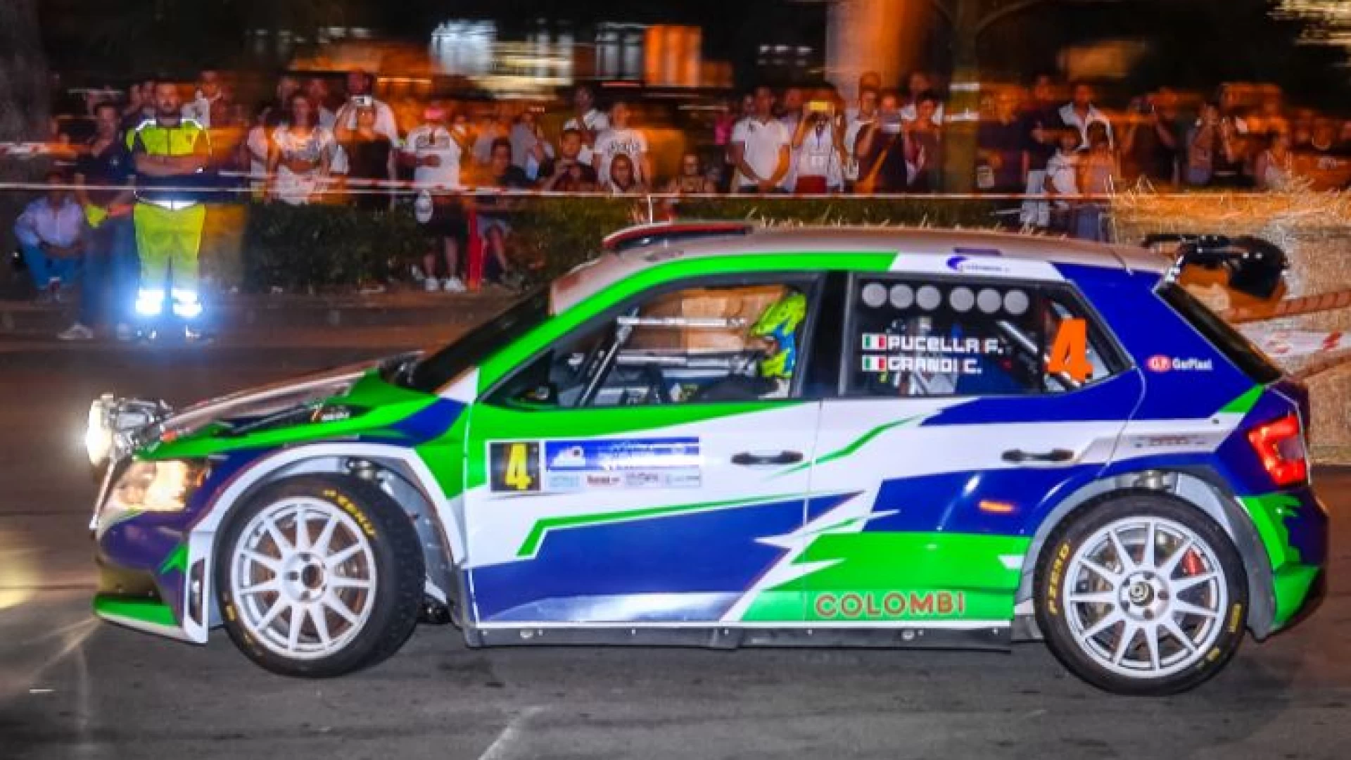 Rally del Molise, Giuseppe Testa nella prima giornata dimostra di essere a proprio agio sulle piste di casa.