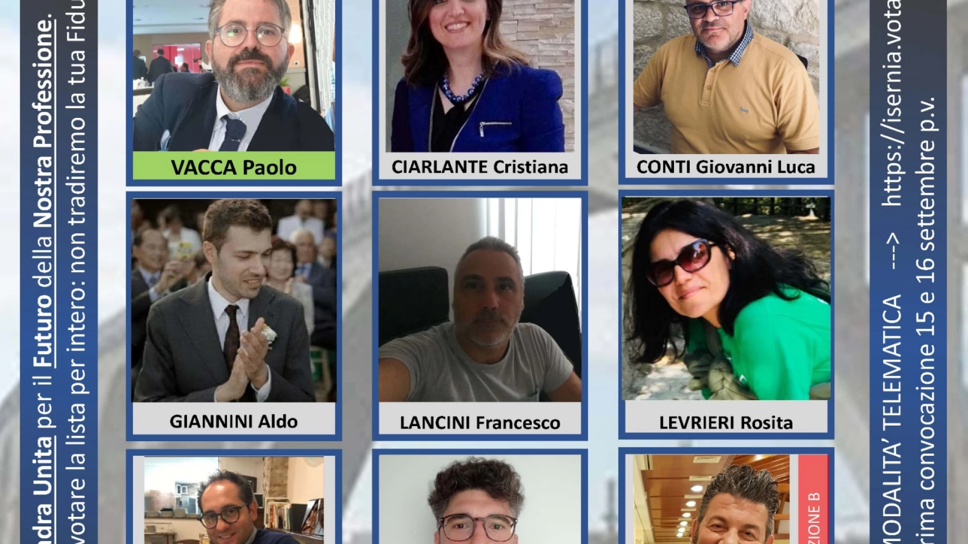 Ordine degli Ingegneri di Isernia al voto, la proposta della lista Ingegno Isernino. Candidato alla presidenza Paolo Vacca.