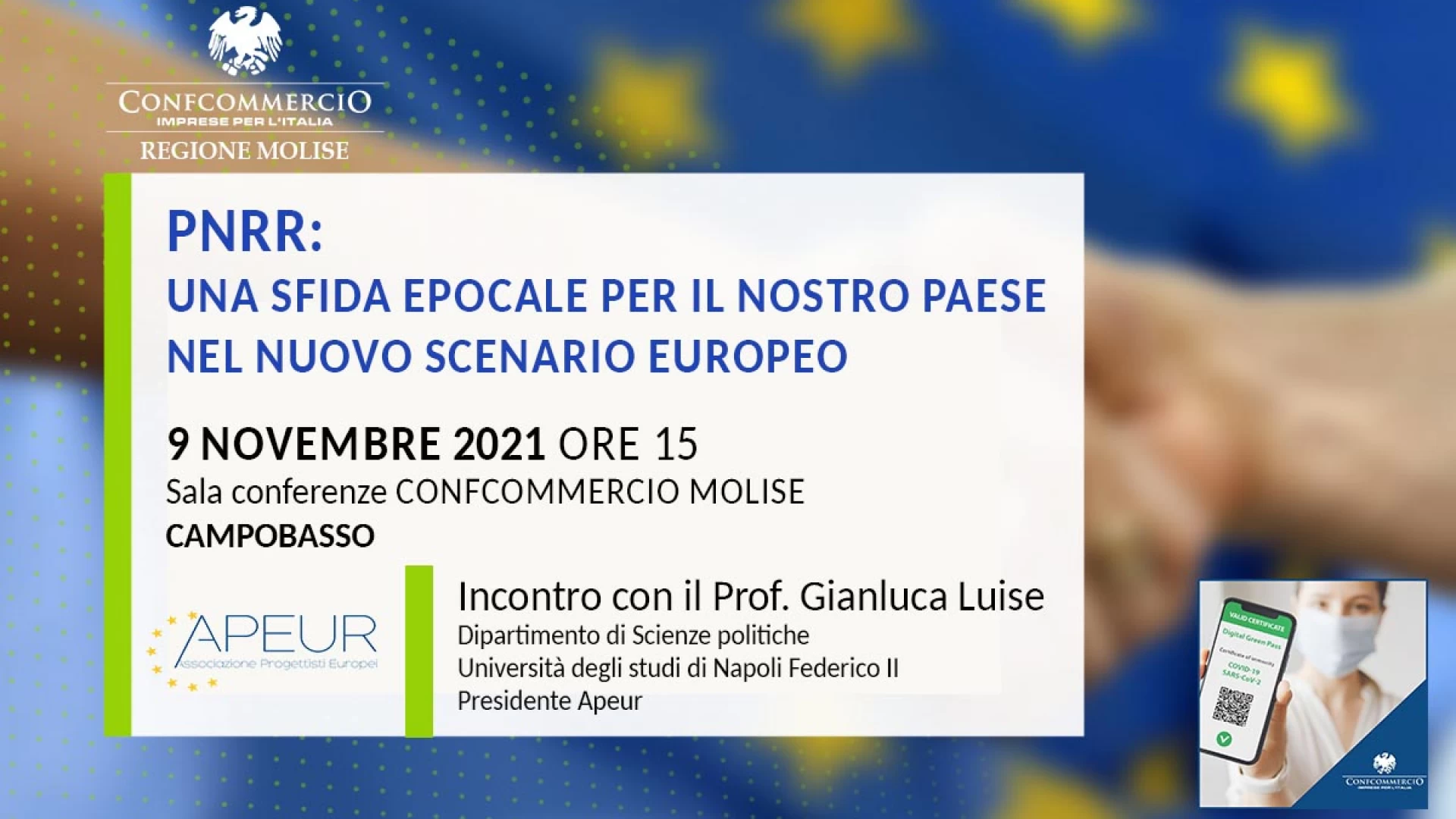 La Sfida del Pnrr, occasione storica per il Molise. L’Analisi del presidente di Confcommercio Molise Paolo Spina.