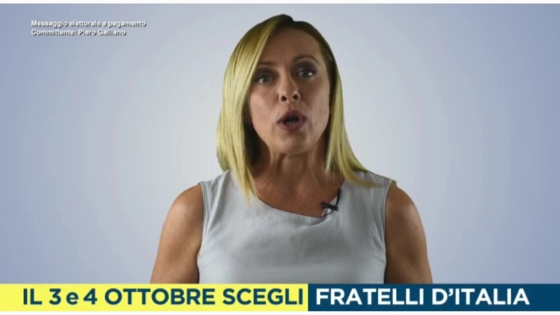 Amministrative Isernia: Giorgia Meloni lancia con un video Cosmo Tedeschi. "L' uomo giusto per la città"