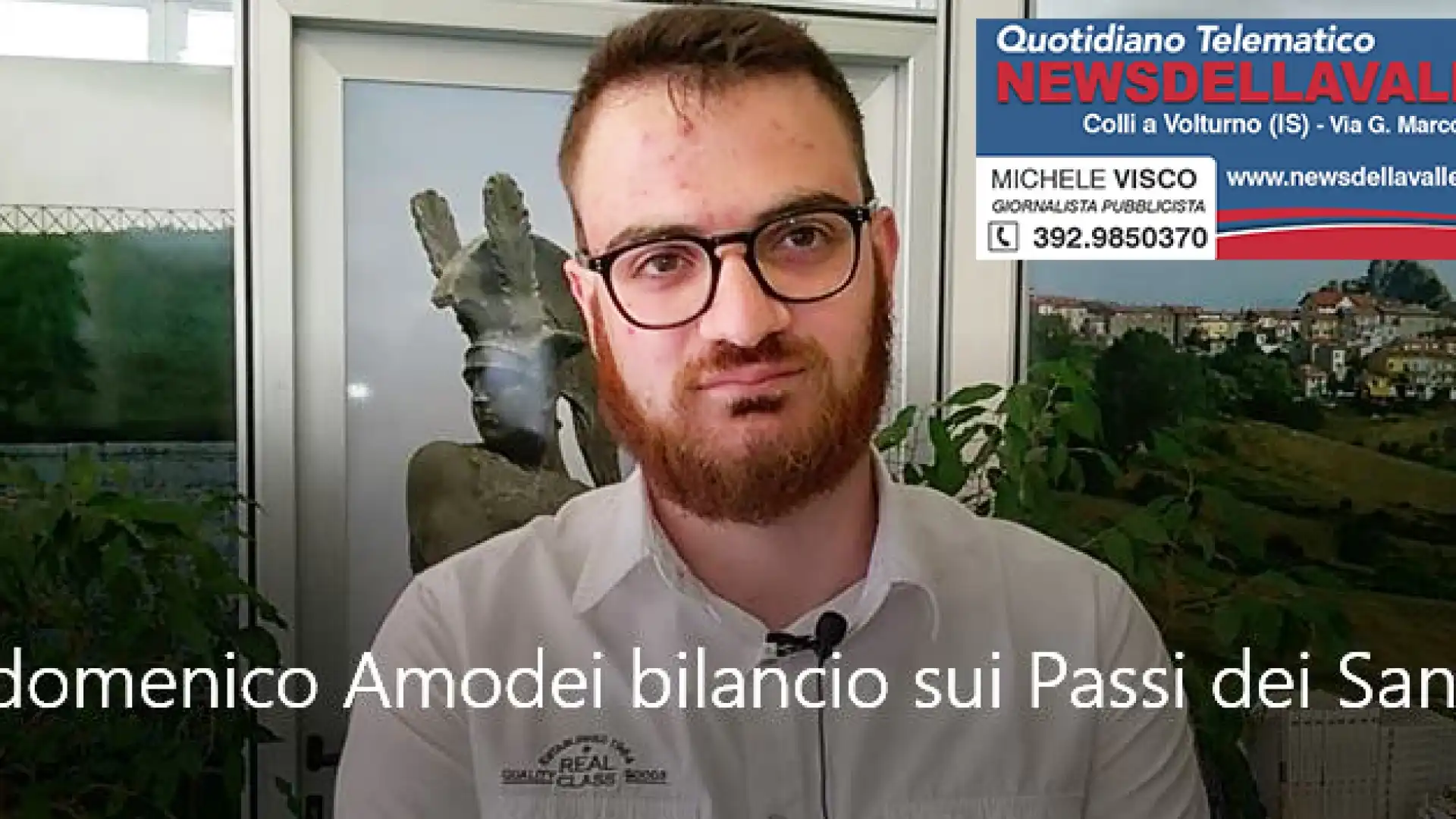 Colli a Volturno: “Sui Passi dei Sanniti”, Pierdomenico Amodei fa il bilancio della passeggiata sui siti storici della Valle del Volturno. Guarda l’intervista video.