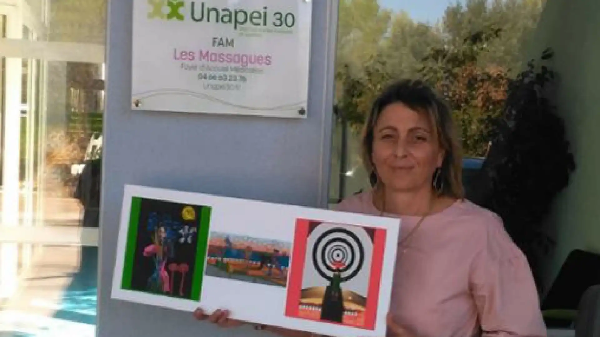 Il Tricolore di Carmen Veneziale vola in Francia. Arte e psicologia vanno a braccetto.