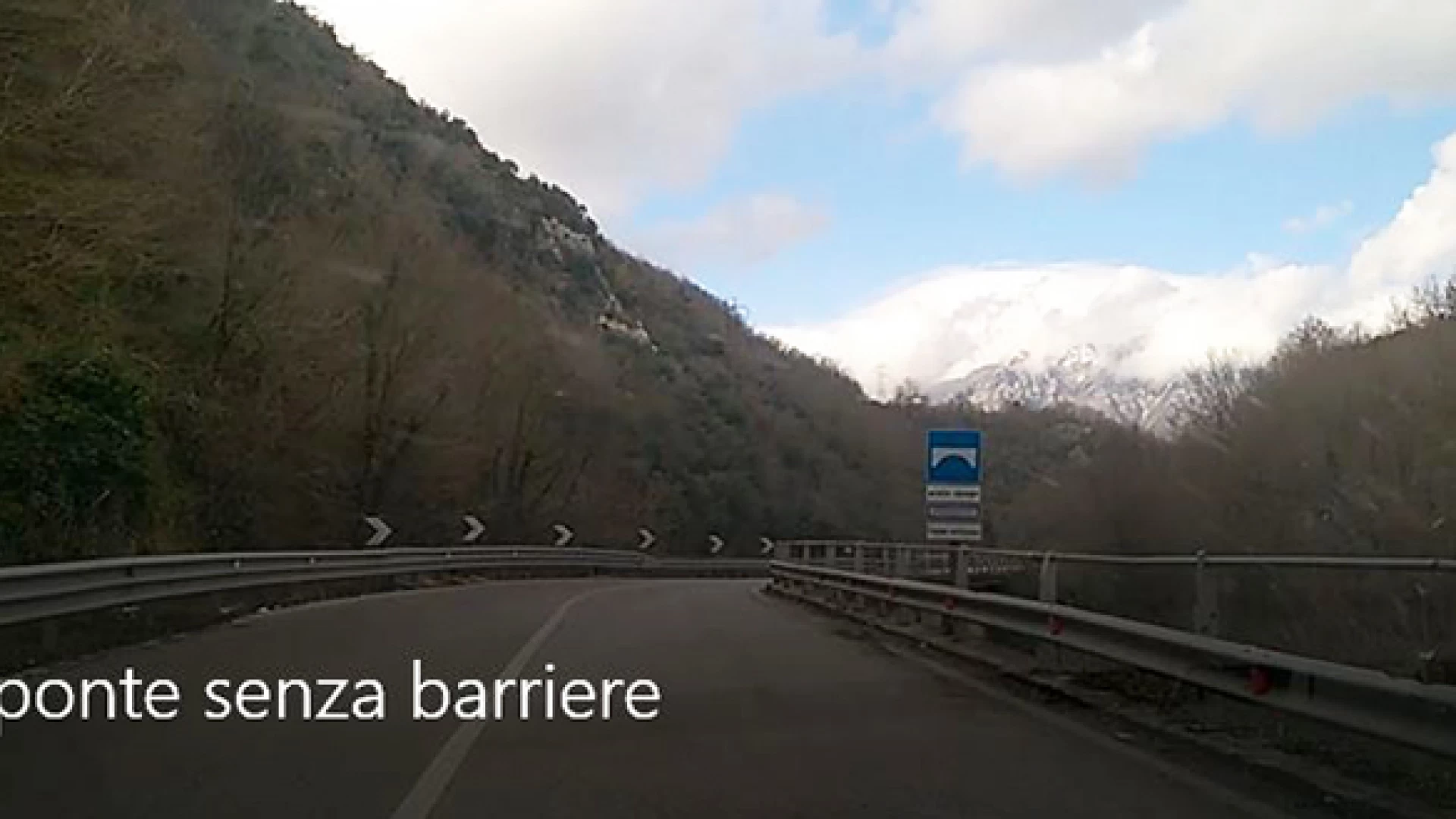 Una ponte senza barriere…sulla 158. Guarda il servizio video