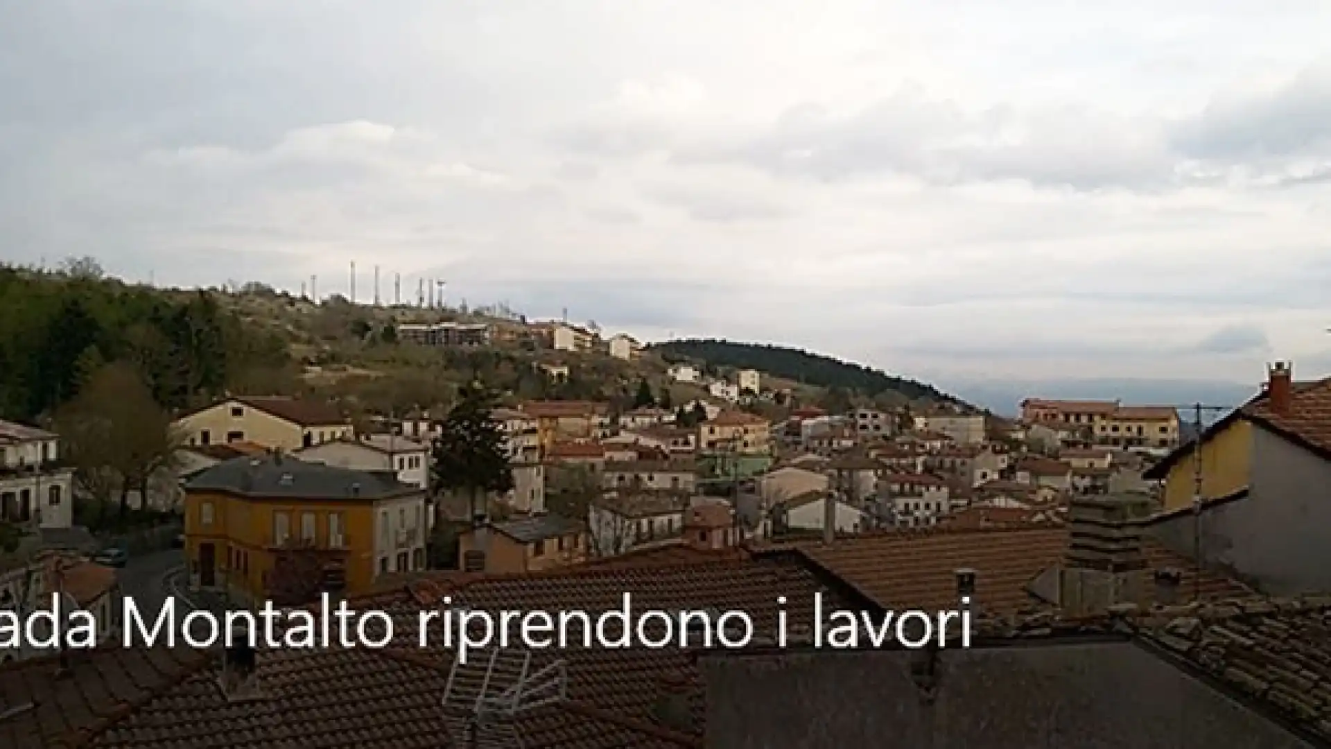 Rionero Sannitico, ripresi i lavori per il collegamento interno sulla strada che conduce a Rionero e Castel Di Sangro. Guarda il nostro servizio video.