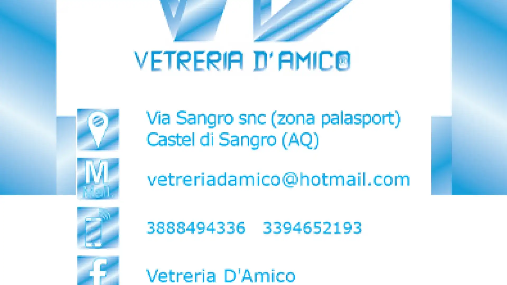 Castel Di Sangro: 1 anno di novità per la vetreria D'Amico. Gli auguri della nostra redazione